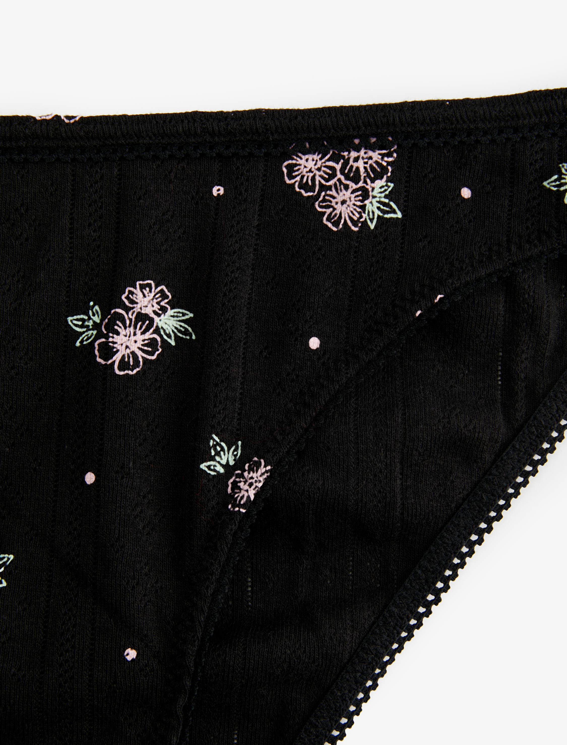   Pamuklu Çiçekli Külot