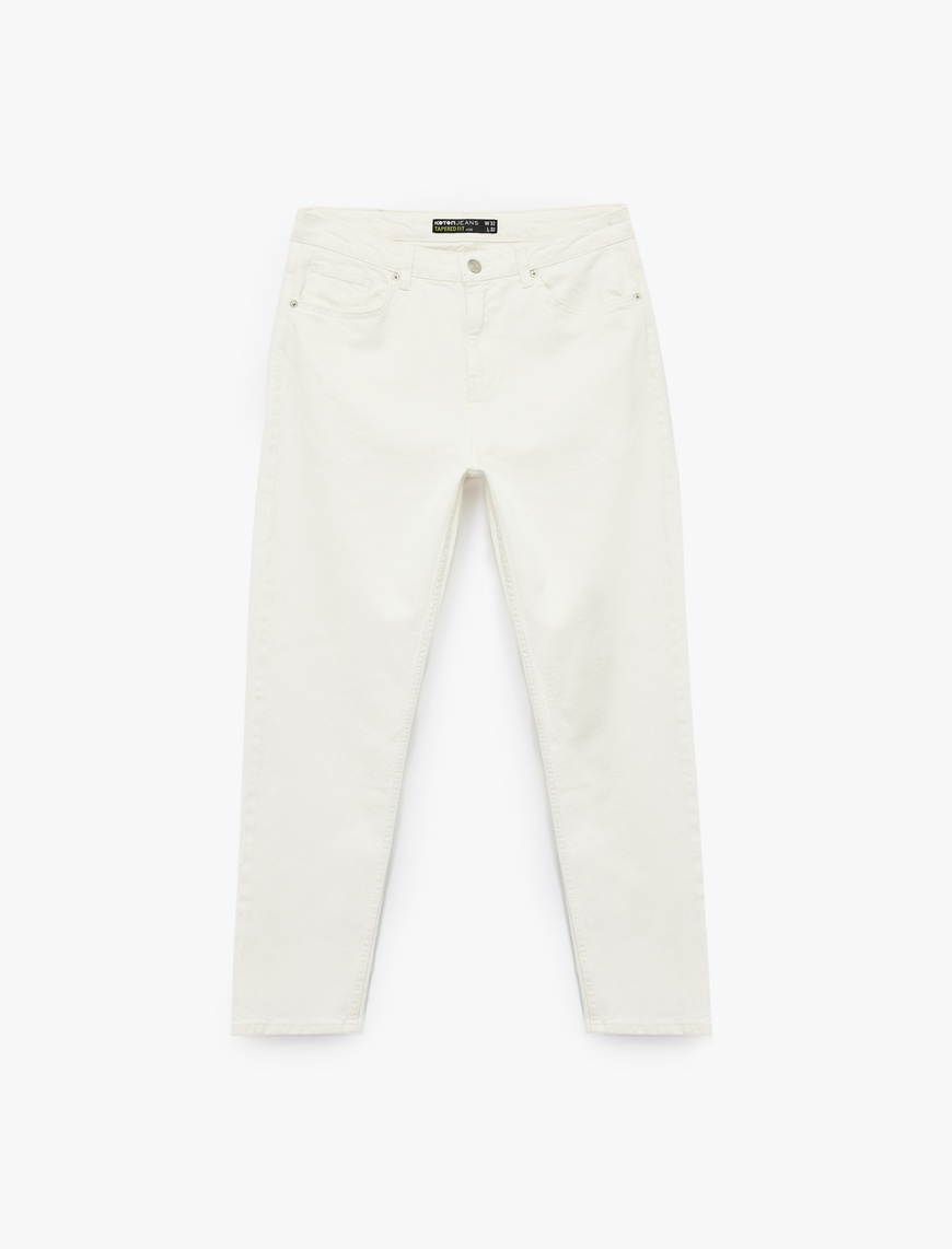   Pamuklu Normal Paça Tapered Fit Jean Pantolon - Joe Jean