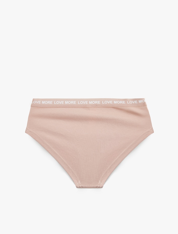  Pamuklu Yüksek Bel Hipster Külot