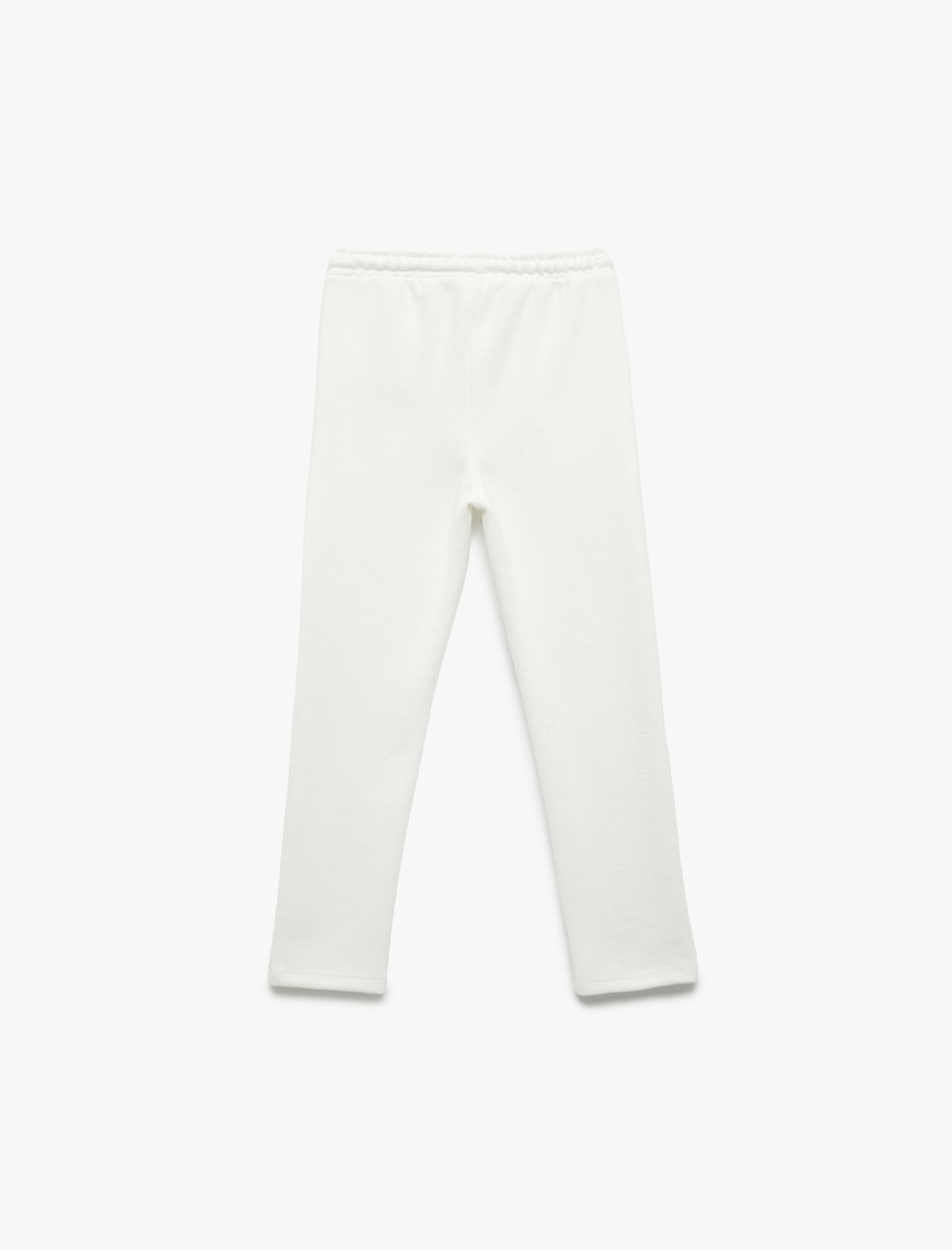  Kız Çocuk Beli Lastikli Cepli Havuç Kesim Basic Pantolon