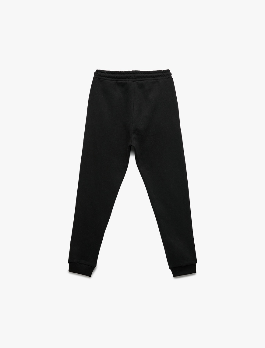  Erkek Çocuk Şardonlu Cepli Basic Jogger Eşofman Altı