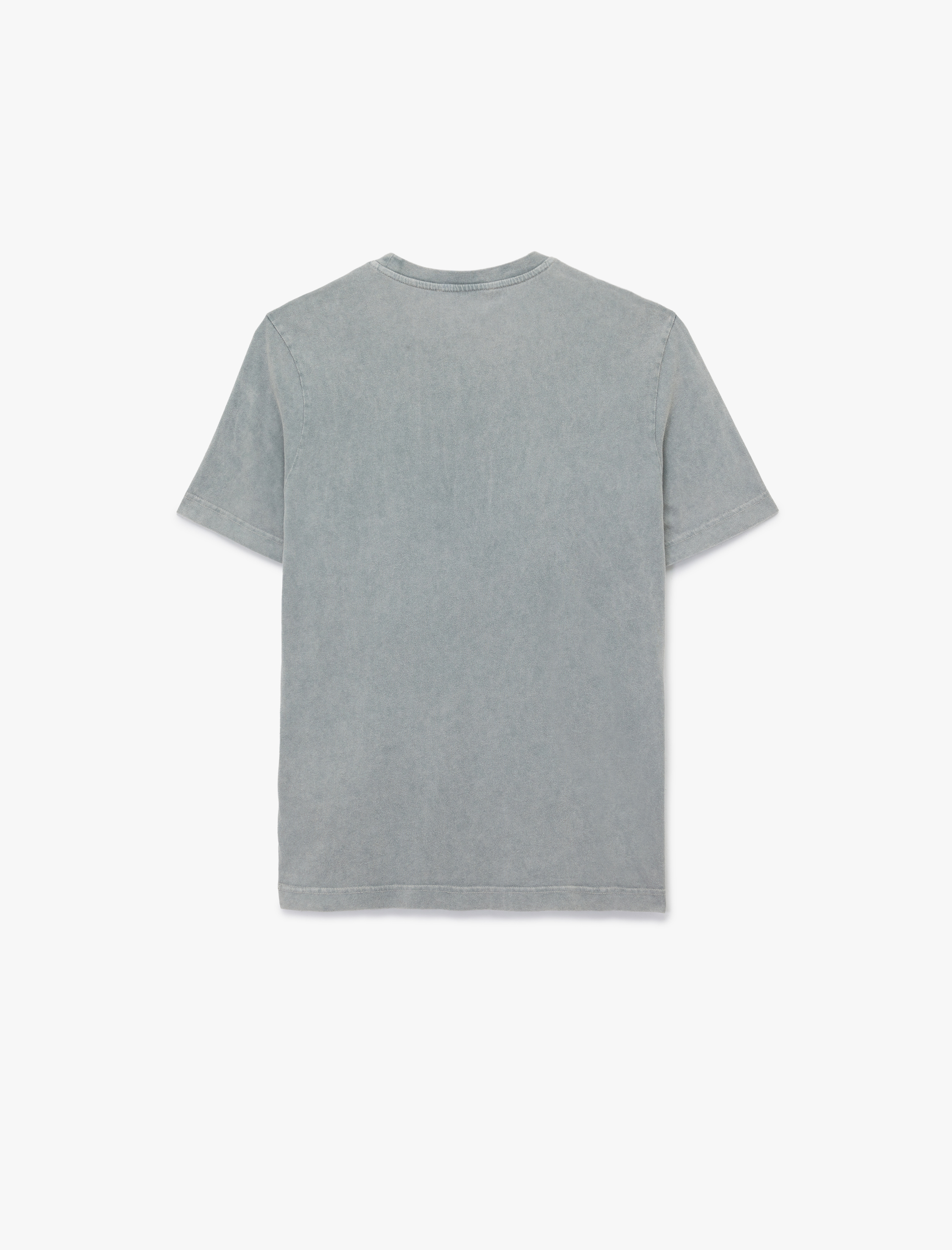   Regular Fit Kısa Kollu Pamuklu Bisiklet Yaka Tişört