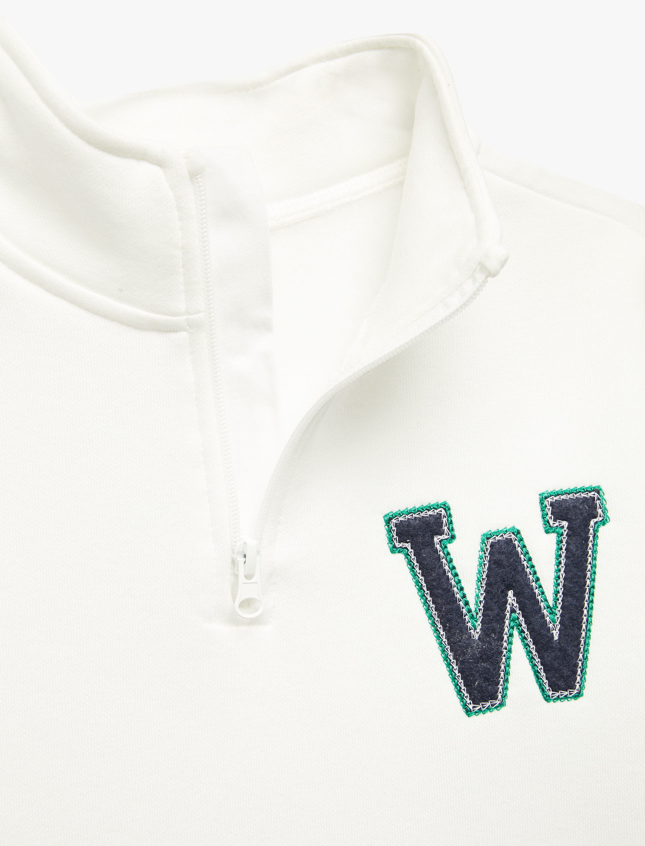  Erkek Çocuk Şardonlu Uzun Kollu Yarım Fermuarlı Dik Yaka Sweatshirt