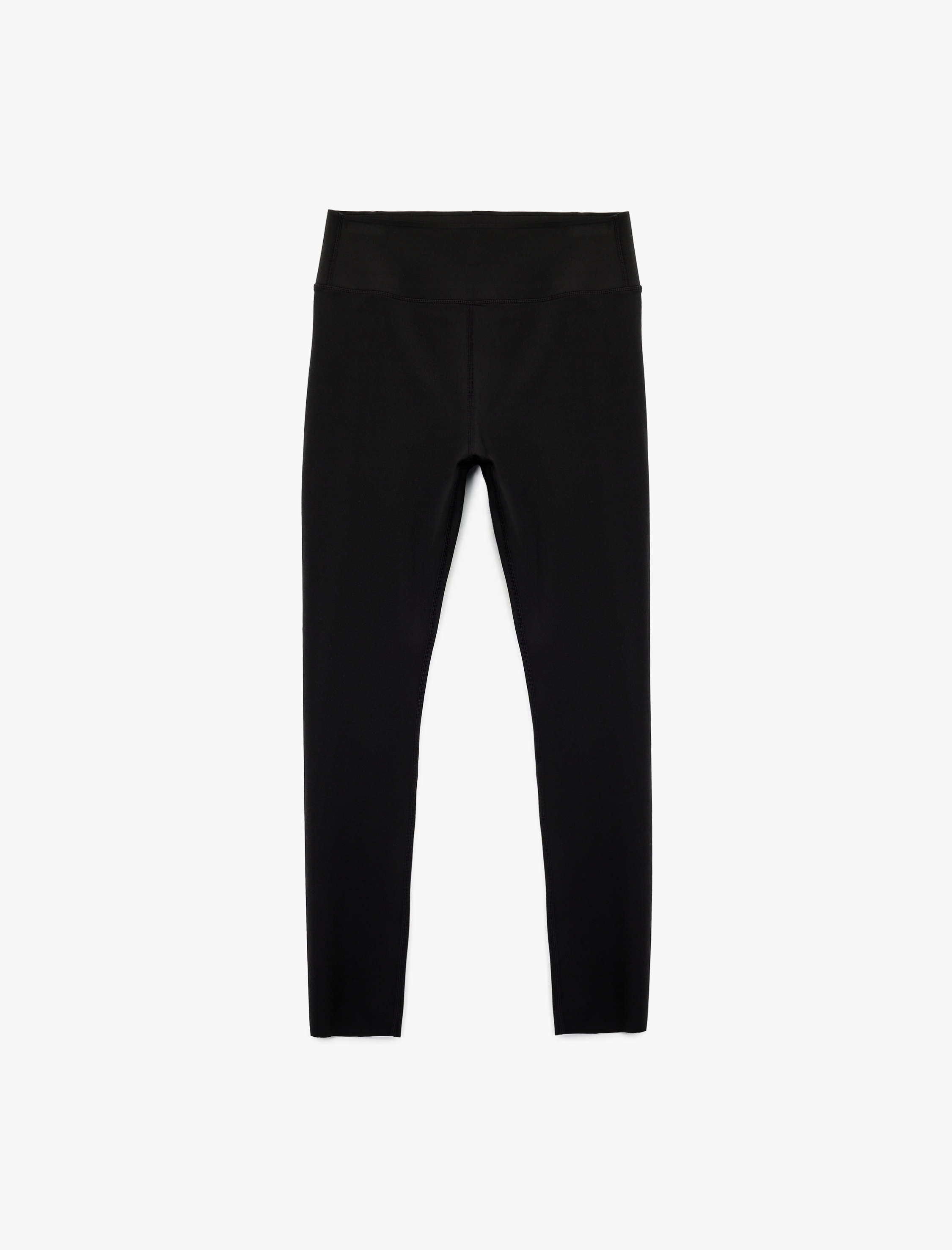   Yüksek Bel Dikiş Detaylı Slim Fit Spor Tayt