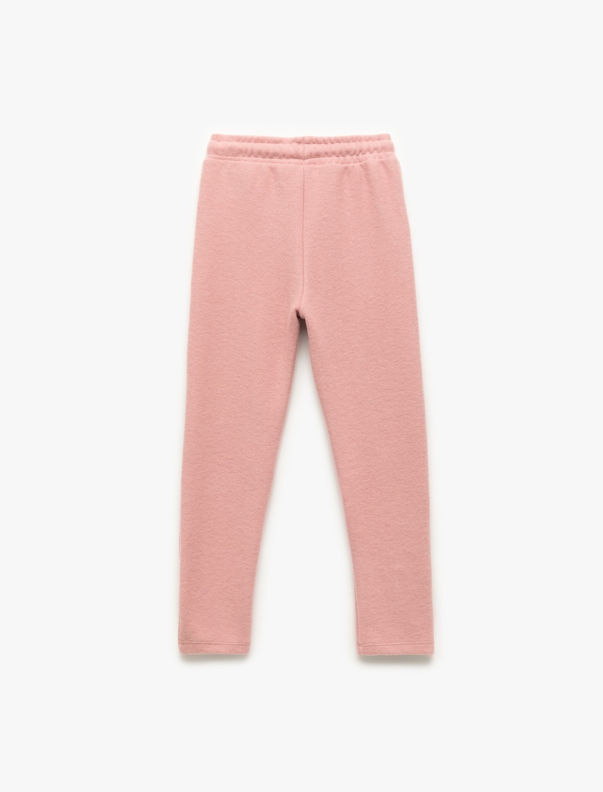  Kız Çocuk Beli Lastikli Cepli Havuç Kesim Basic Pantolon