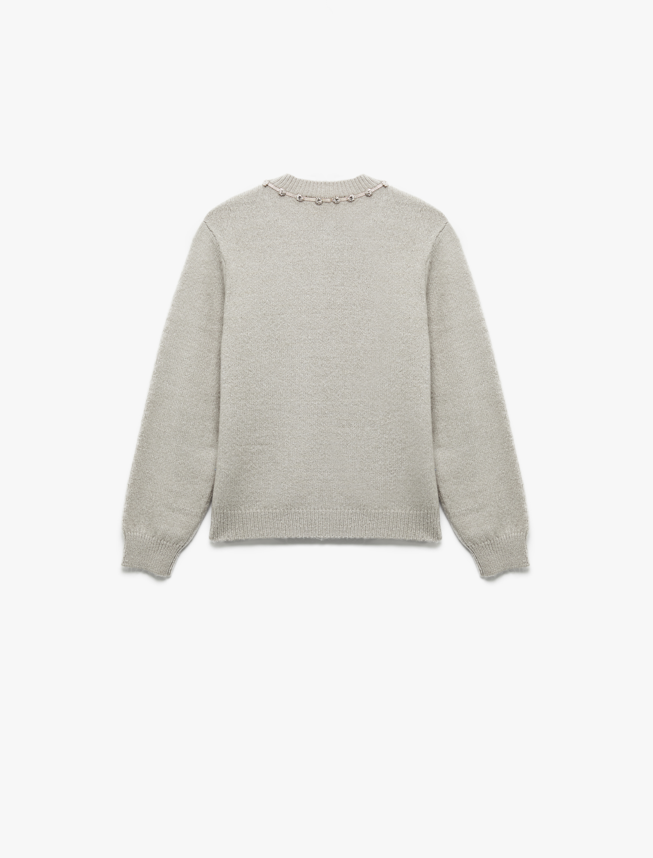  Kız Çocuk Uzun Kollu Düğme Detaylı Bisiklet Yaka Triko Hırka