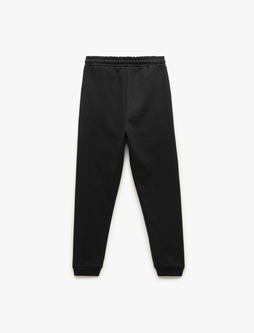  Erkek Çocuk Şardonlu Cepli Basic Jogger Eşofman Altı