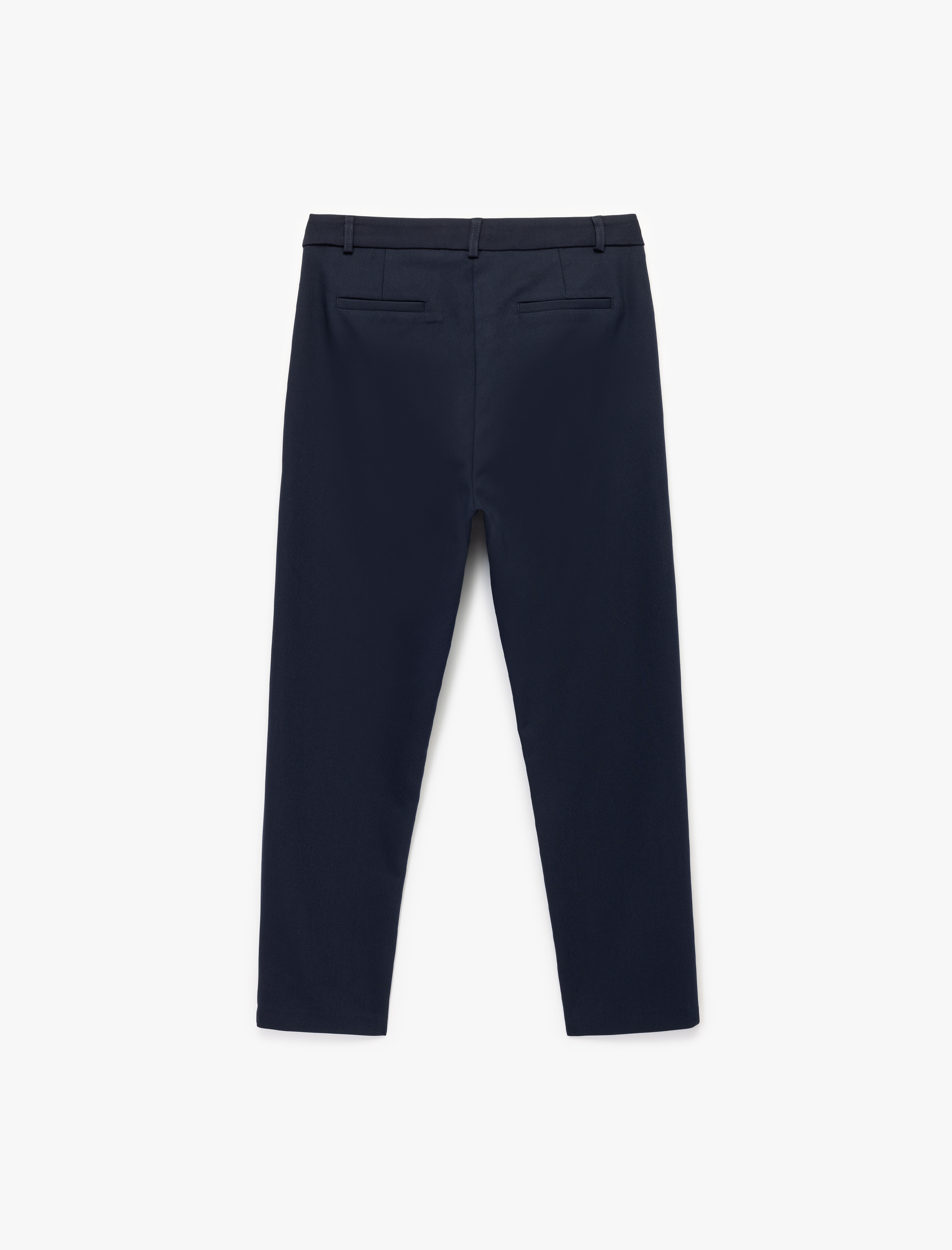   Normal Bel Yan Cepli Kumaş Cigarette Pantolon