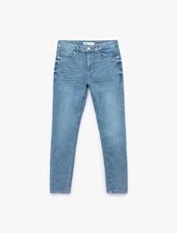 Pamuklu Normal Bel Skinny Fit Jean Pantolon - Michael Jean