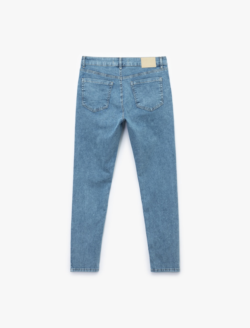   Pamuklu Normal Bel Skinny Fit Jean Pantolon - Michael Jean