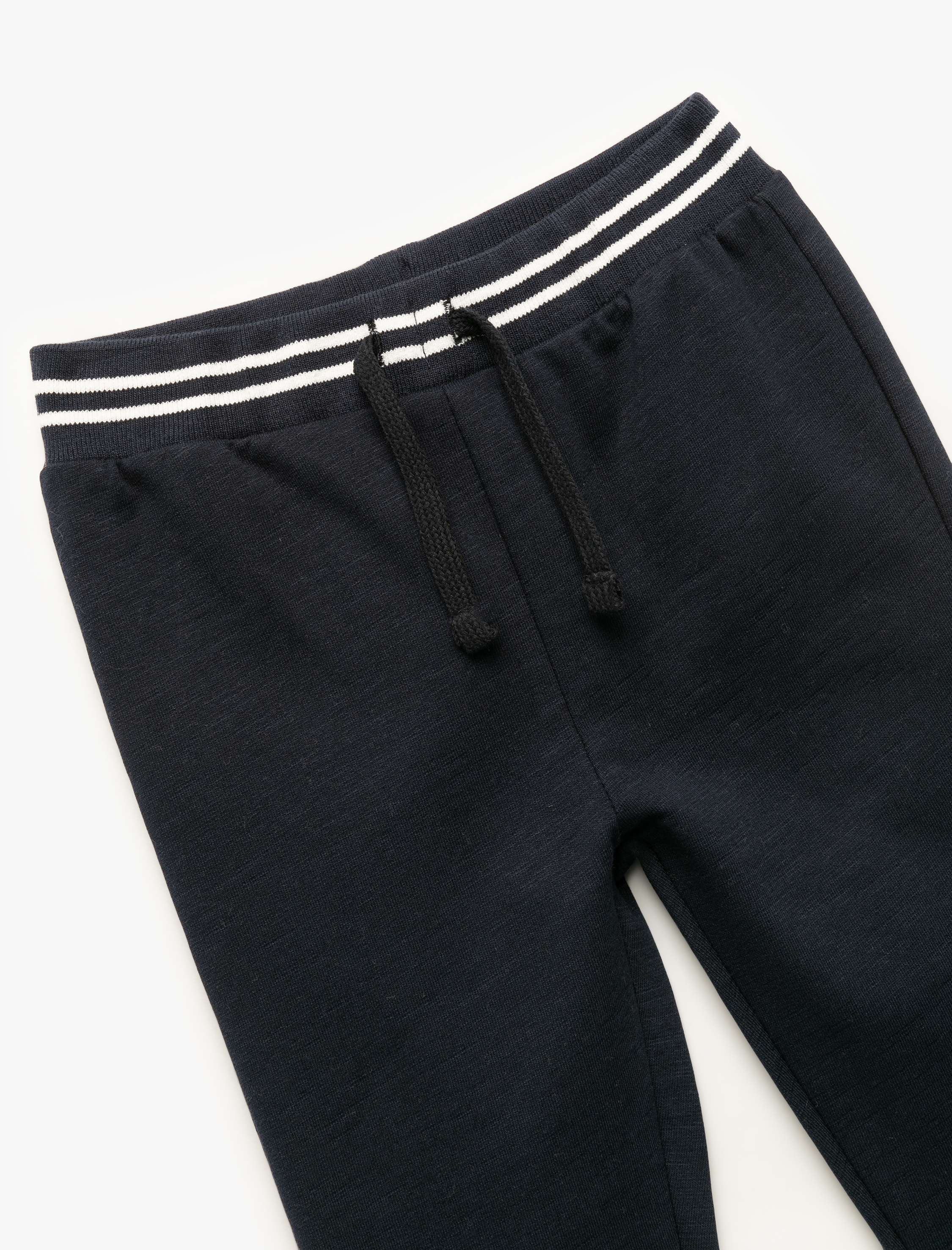  Erkek Bebek Şardonlu Beli Bağcıklı Jogger Eşofman Altı