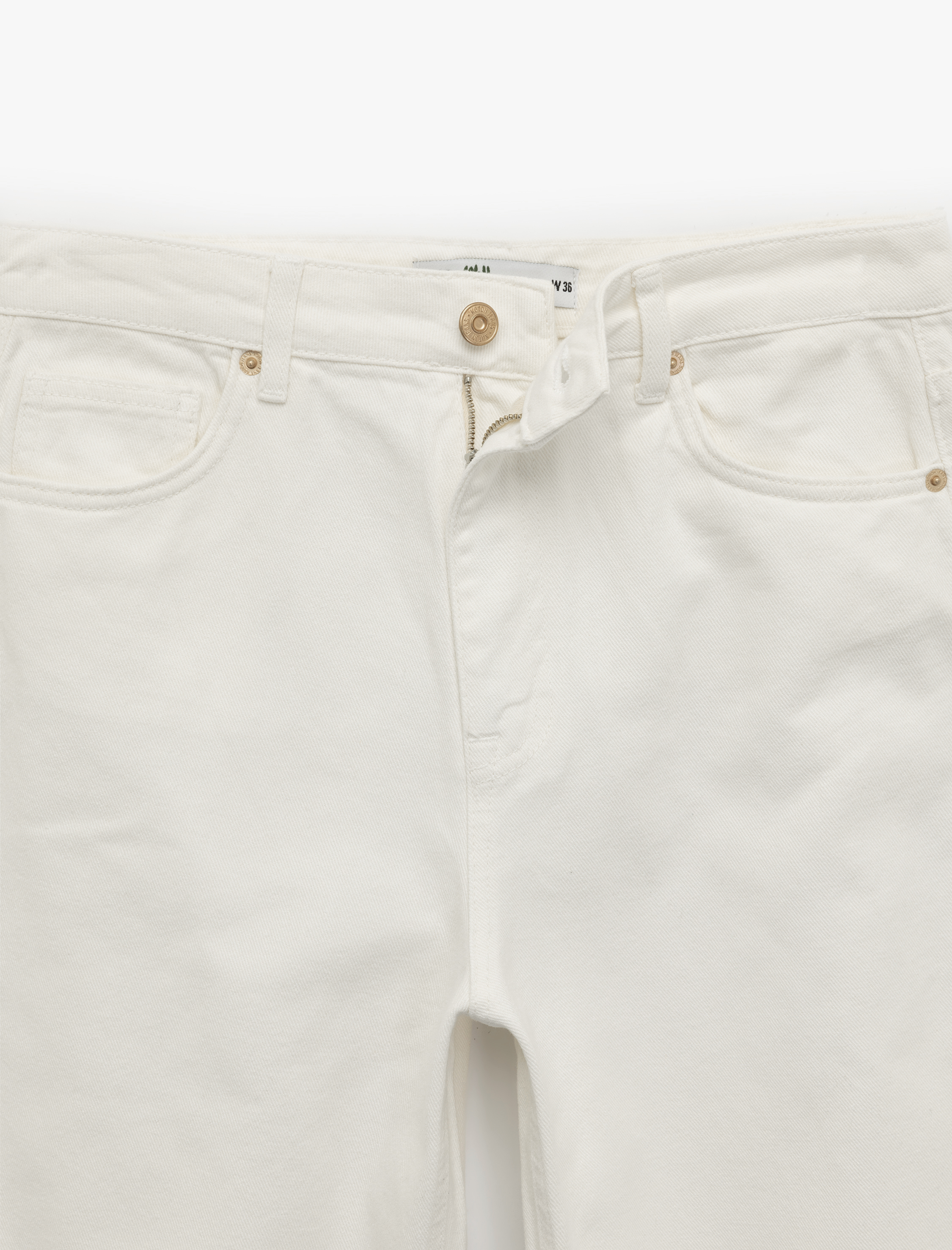 Pamuklu Cep Detaylı Rahat Kesim Barrel Fit Jean Pantolon