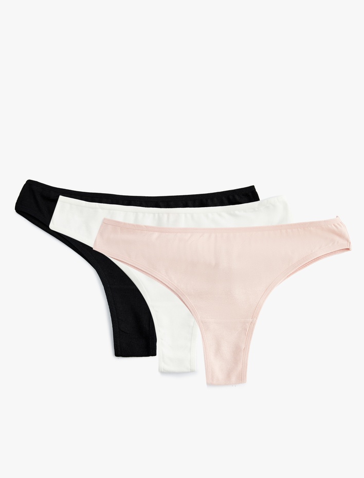  5'li String Külot Çok Renkli