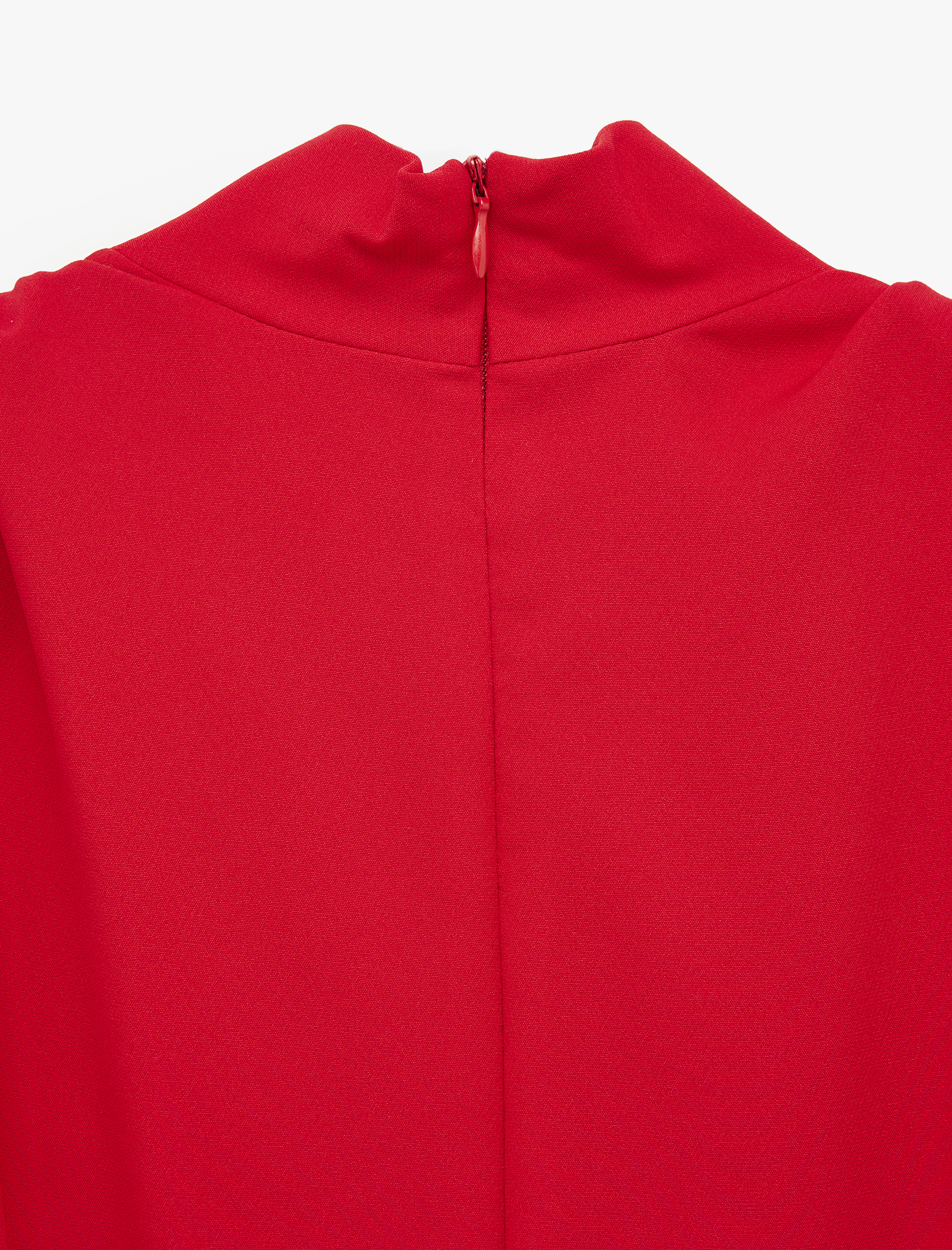   Drapeli Kolsuz Degaje Yaka Mini Elbise