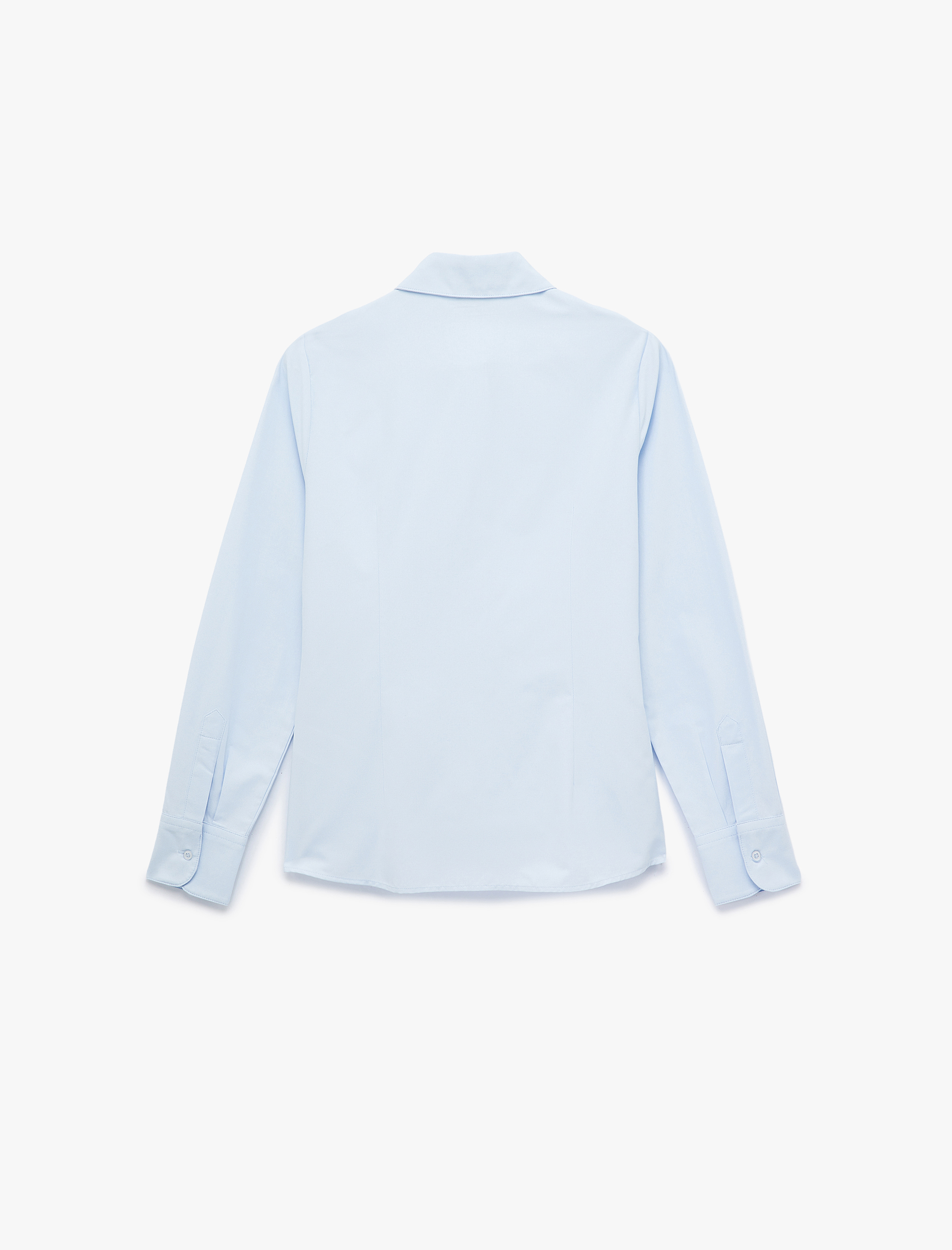   Regular Fit Klasik Yaka Uzun Kollu Poplin Gömlek