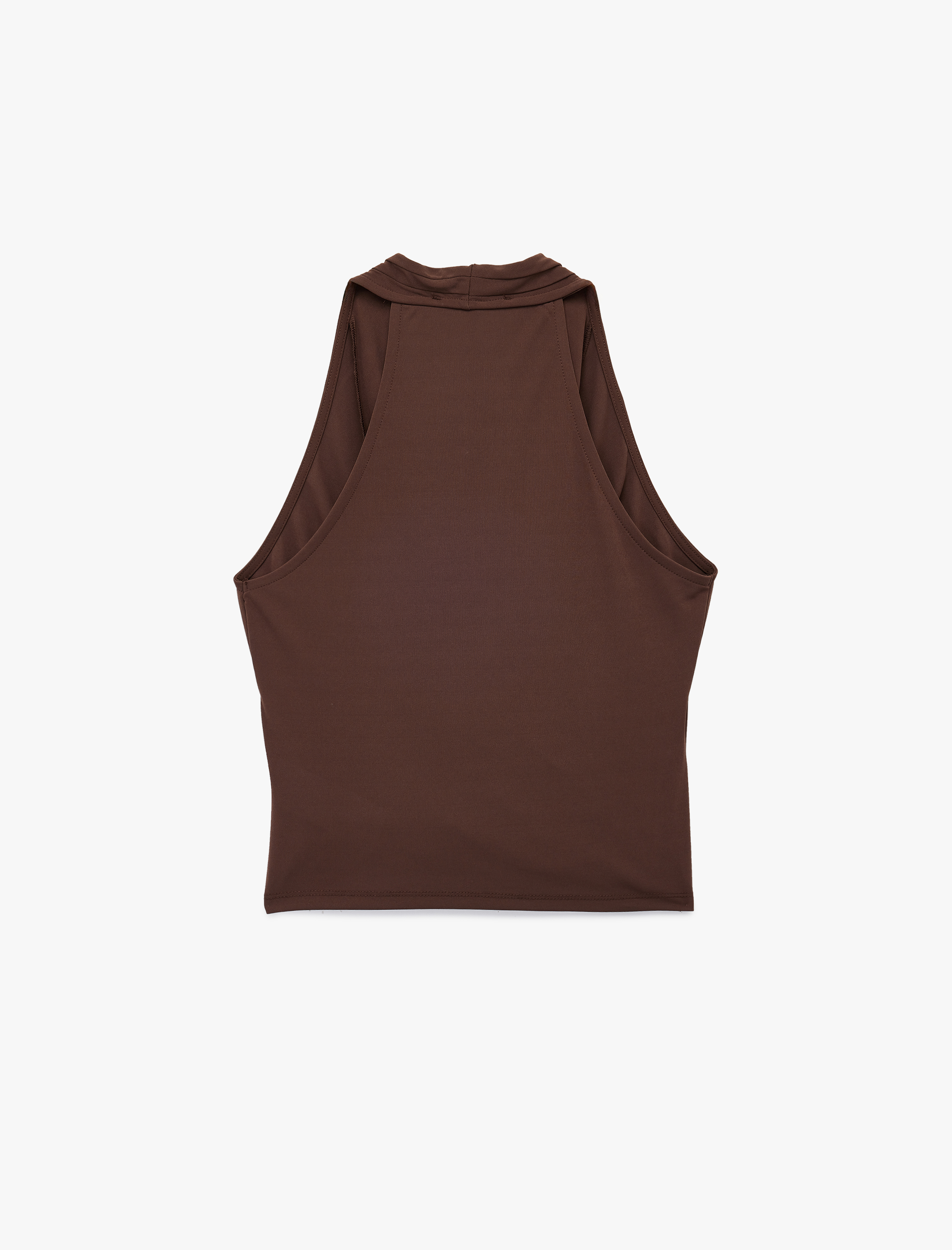   Kruvaze Yaka Kolsuz Drape Detaylı Bluz