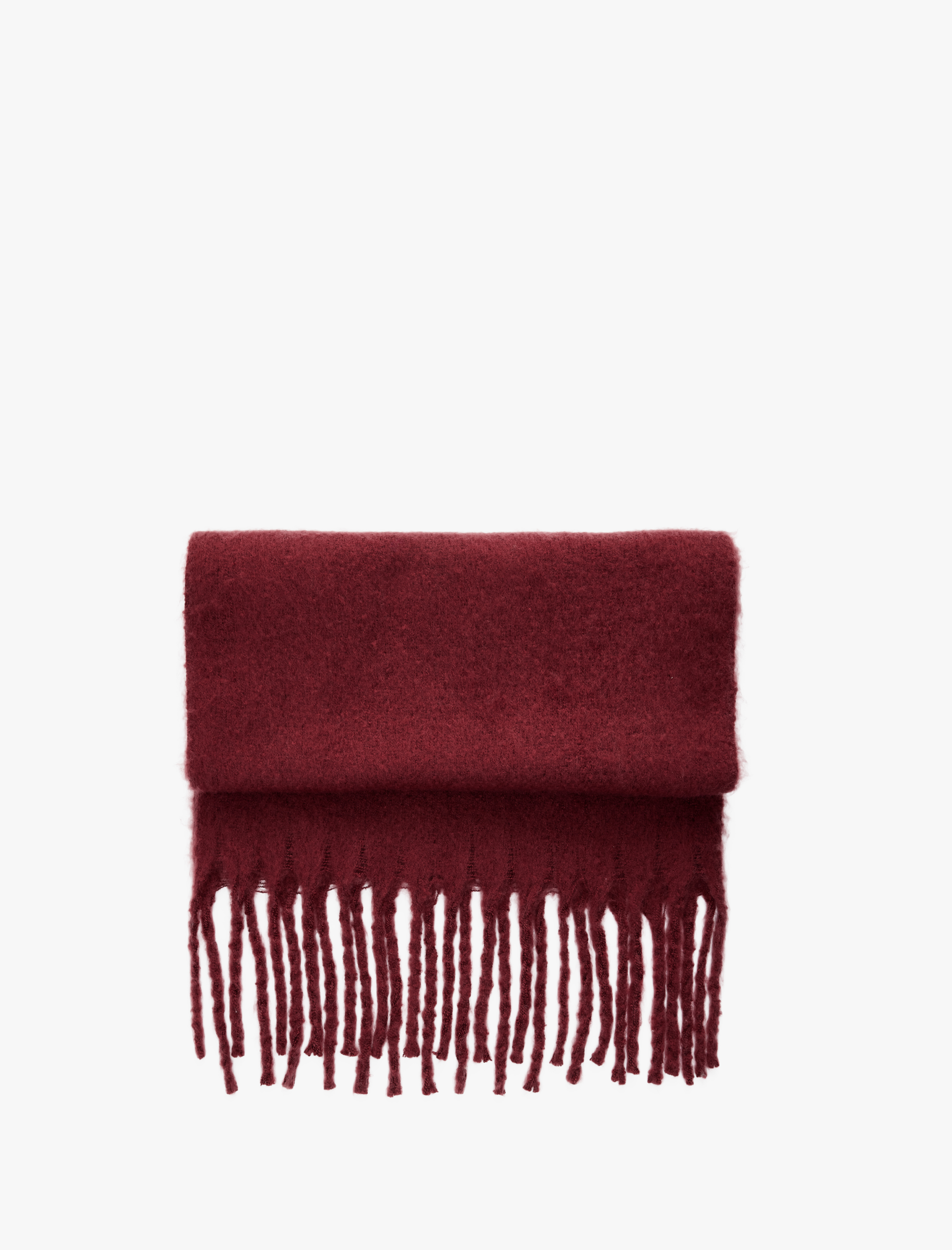  Kadın Yumuşak Dokulu Püsküllü Uzun Atkı