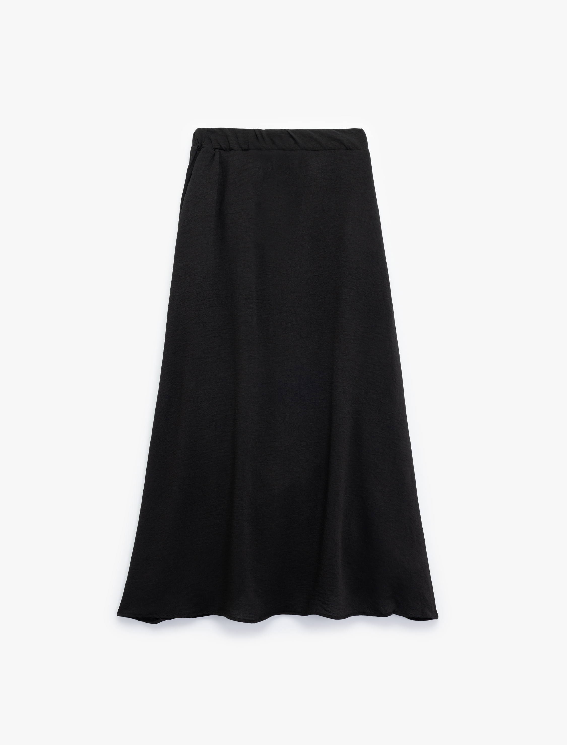   Aerobin Kumaş Midi Boy Çan Kesim Kloş Etek