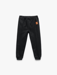 Beli lastikli Cepli Basic Jogger Eşofman Altı