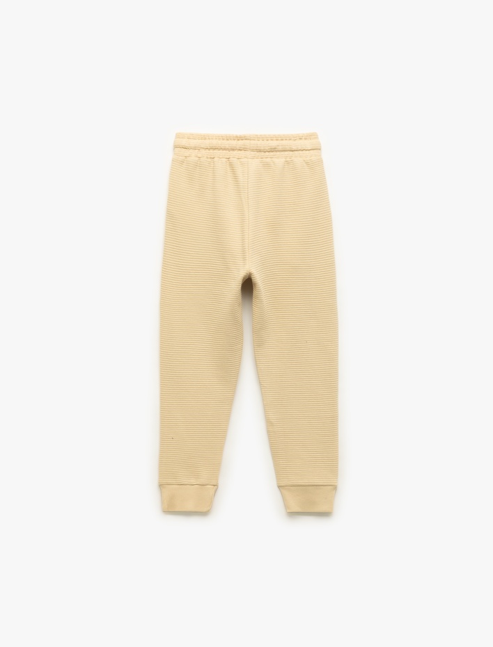 Erkek Çocuk Pamuklu Cep Detaylı Basic Jogger Eşofman Altı