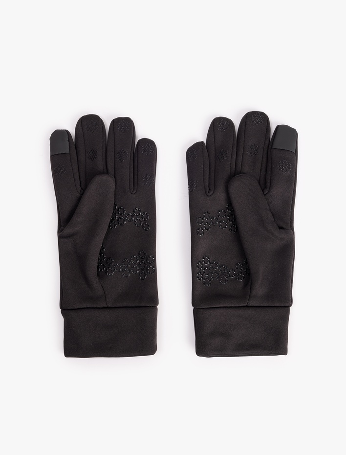 Erkek Geometrik Baskılı Eldiven