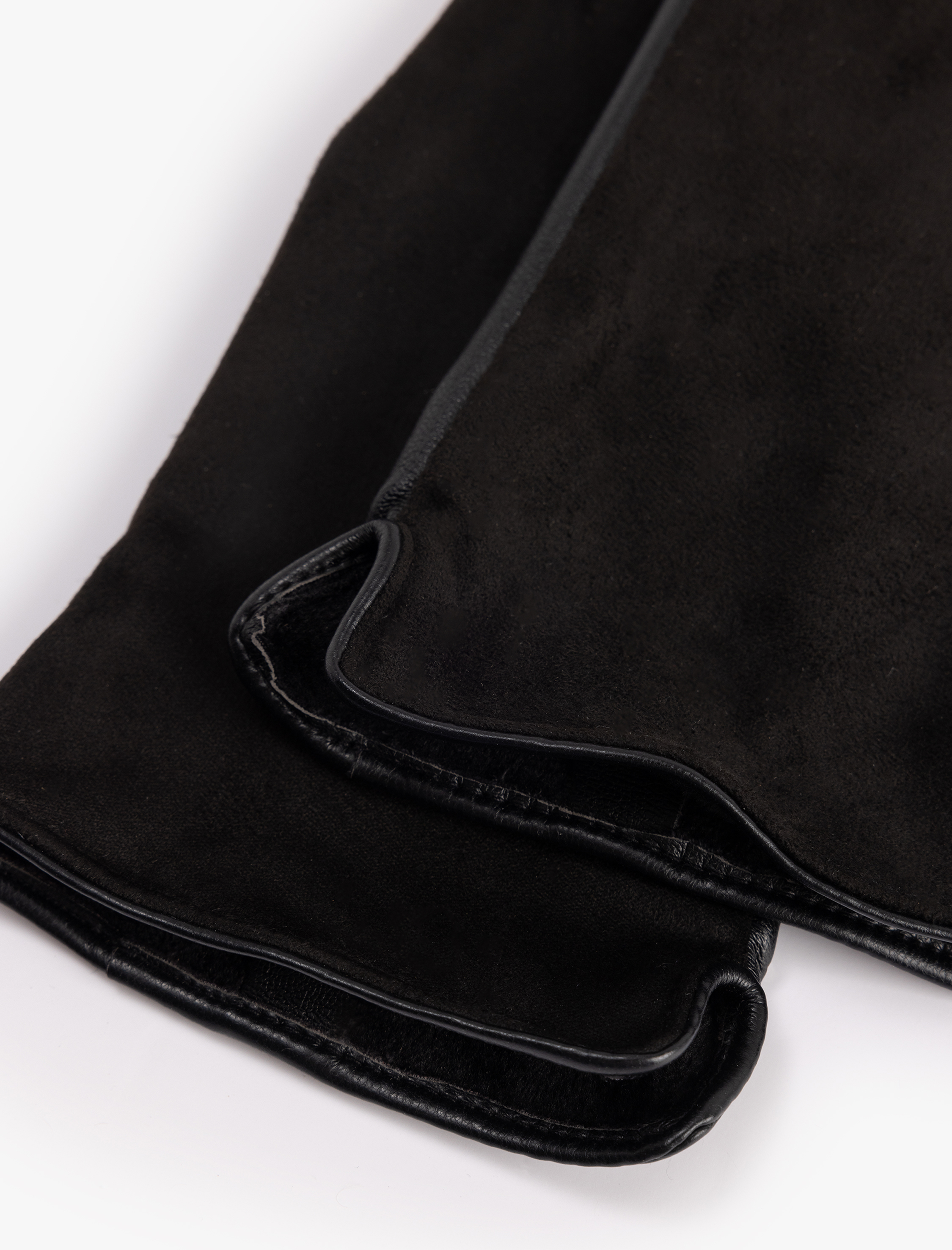  Kadın Suni Deri Süet Görünümlü Eldiven