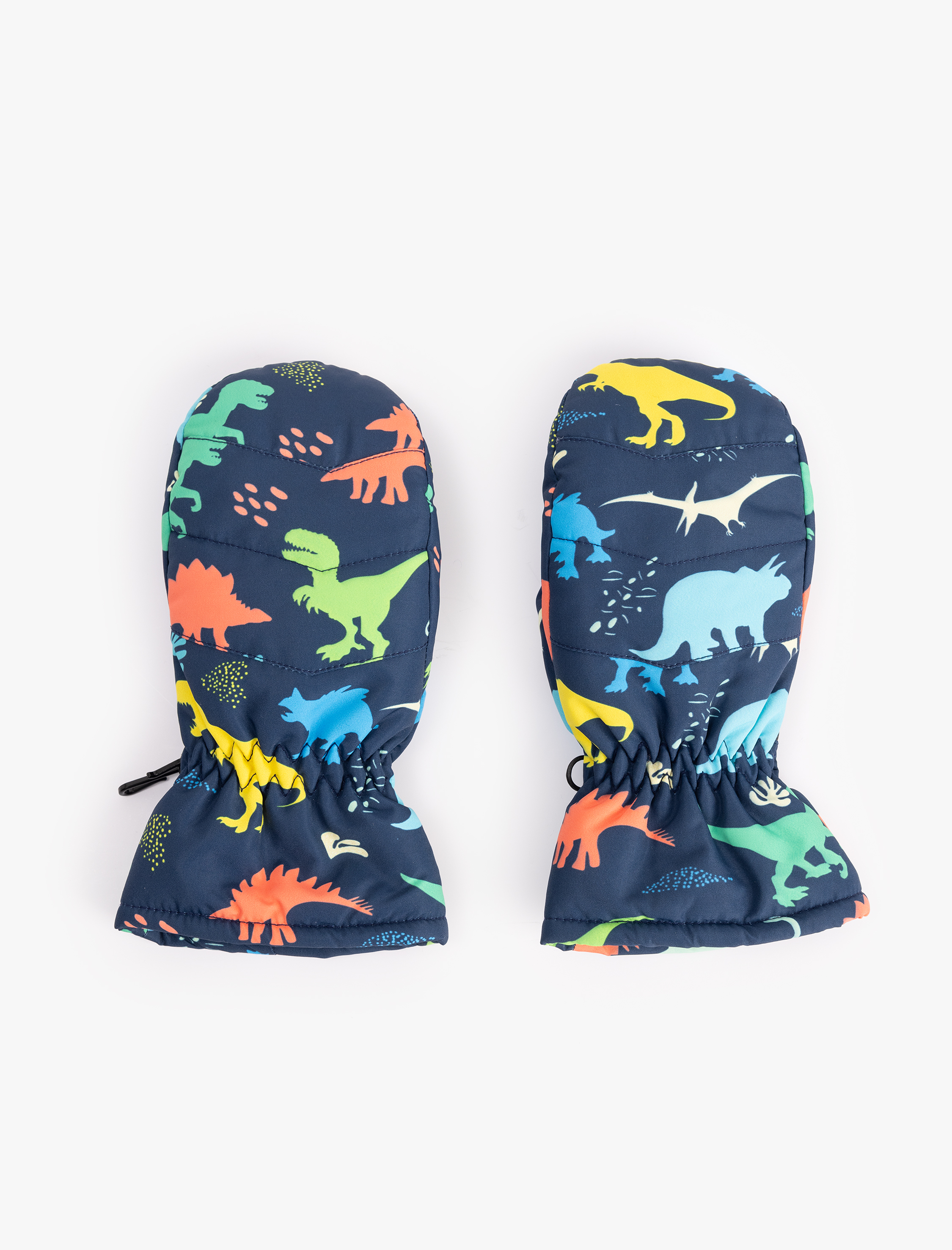  Erkek Çocuk Dinozor Desenli Kayak Eldiveni