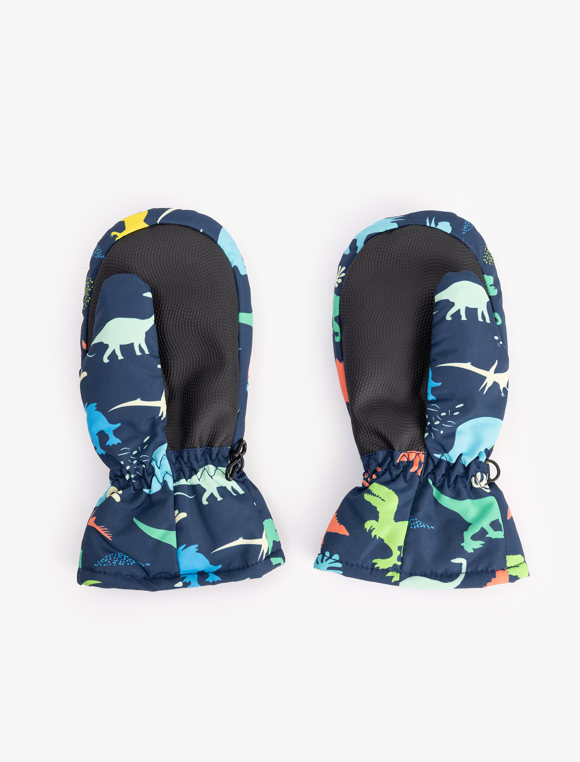  Erkek Çocuk Dinozor Desenli Kayak Eldiveni