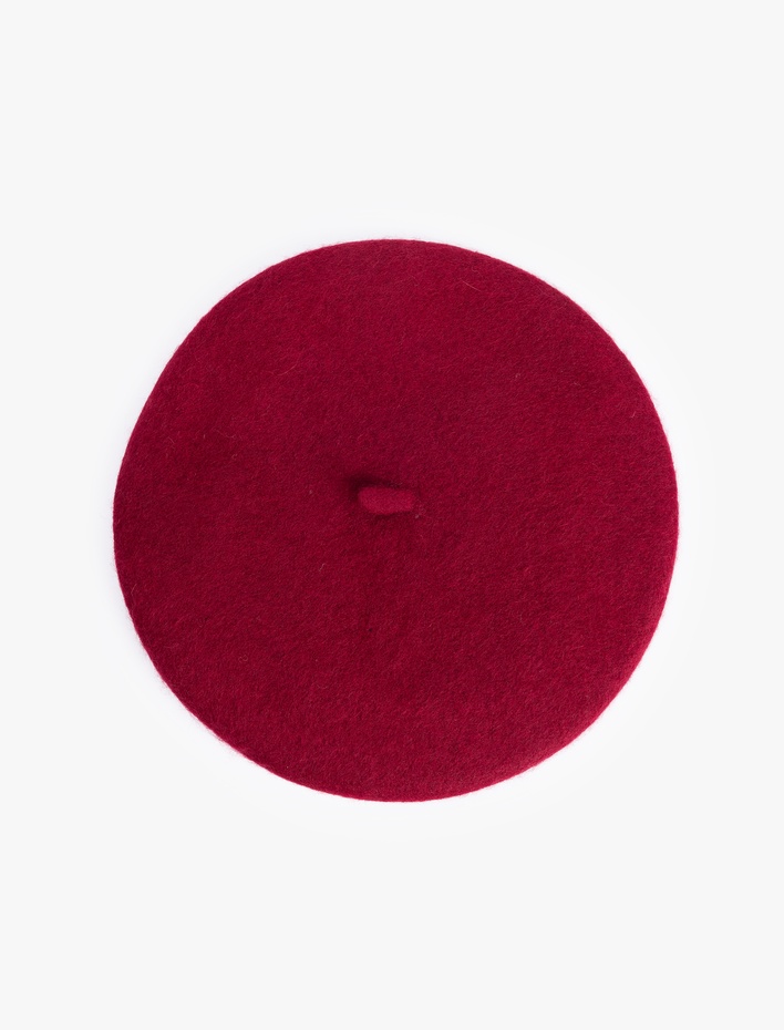 Kadın Koyun Yünü Karışımlı Ressam Şapka