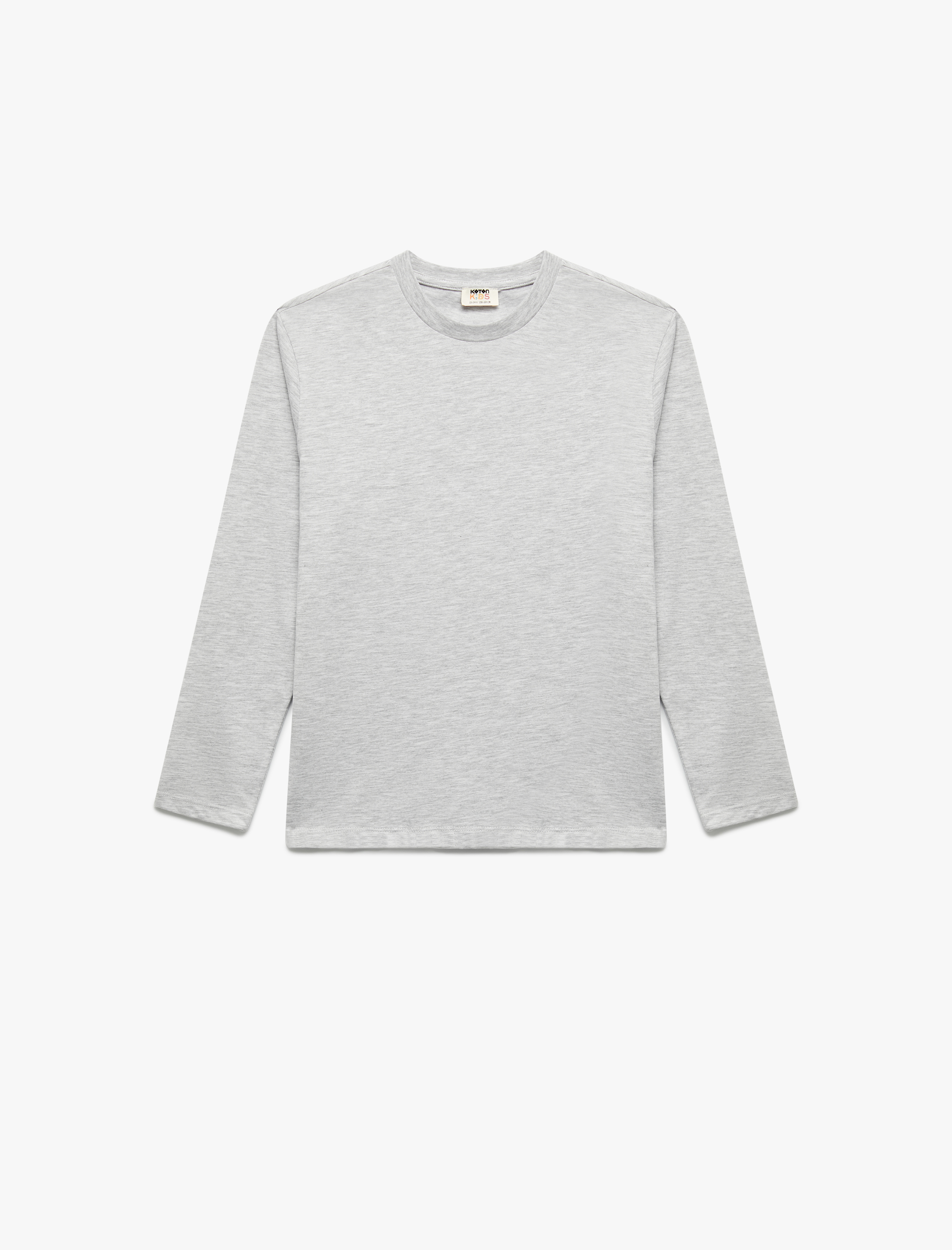  Erkek Çocuk Uzun Kollu Bisiklet Yaka Pamuklu 5'li Tişört Seti