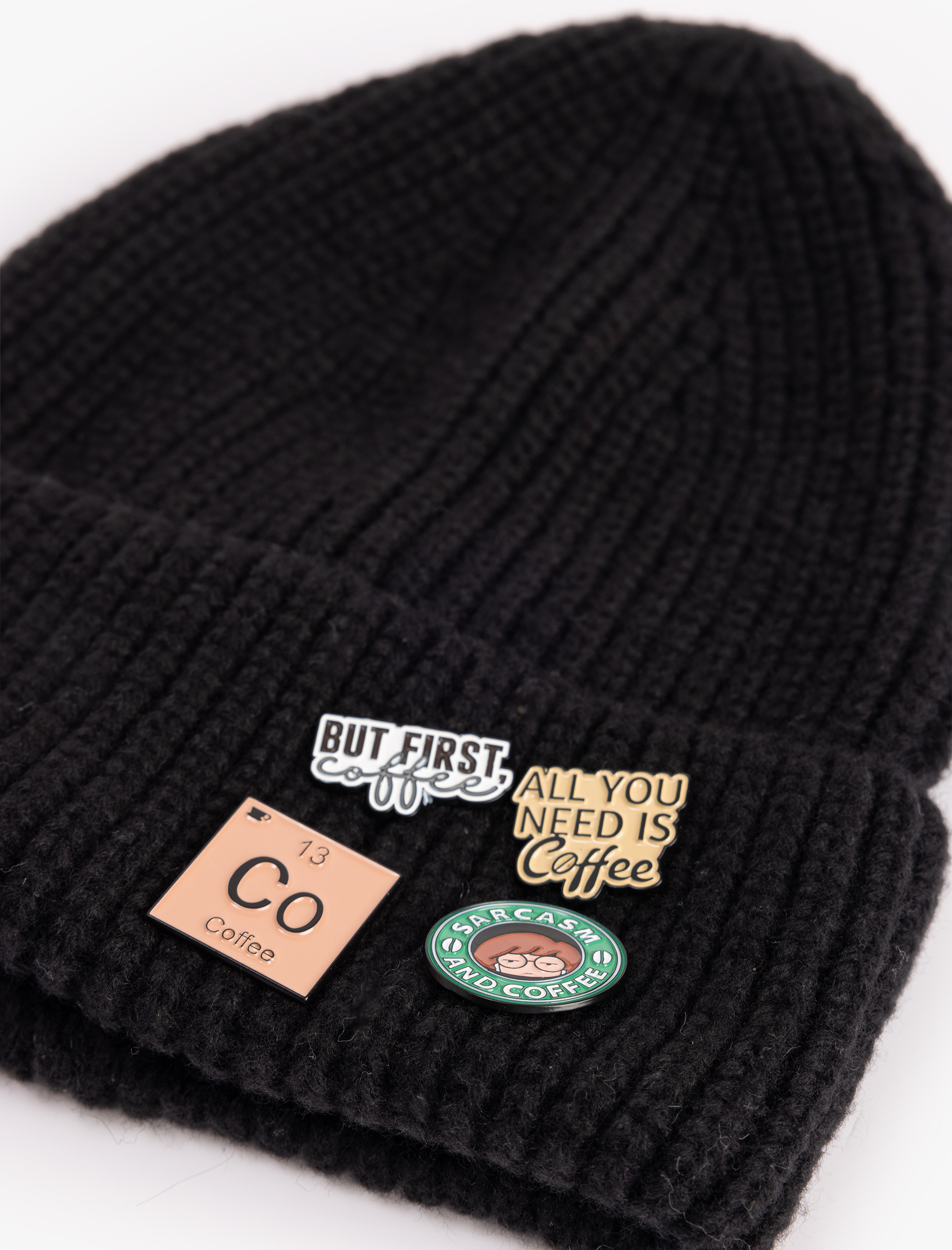  Erkek Çok Renkli Broş Detaylı Katlı Bere