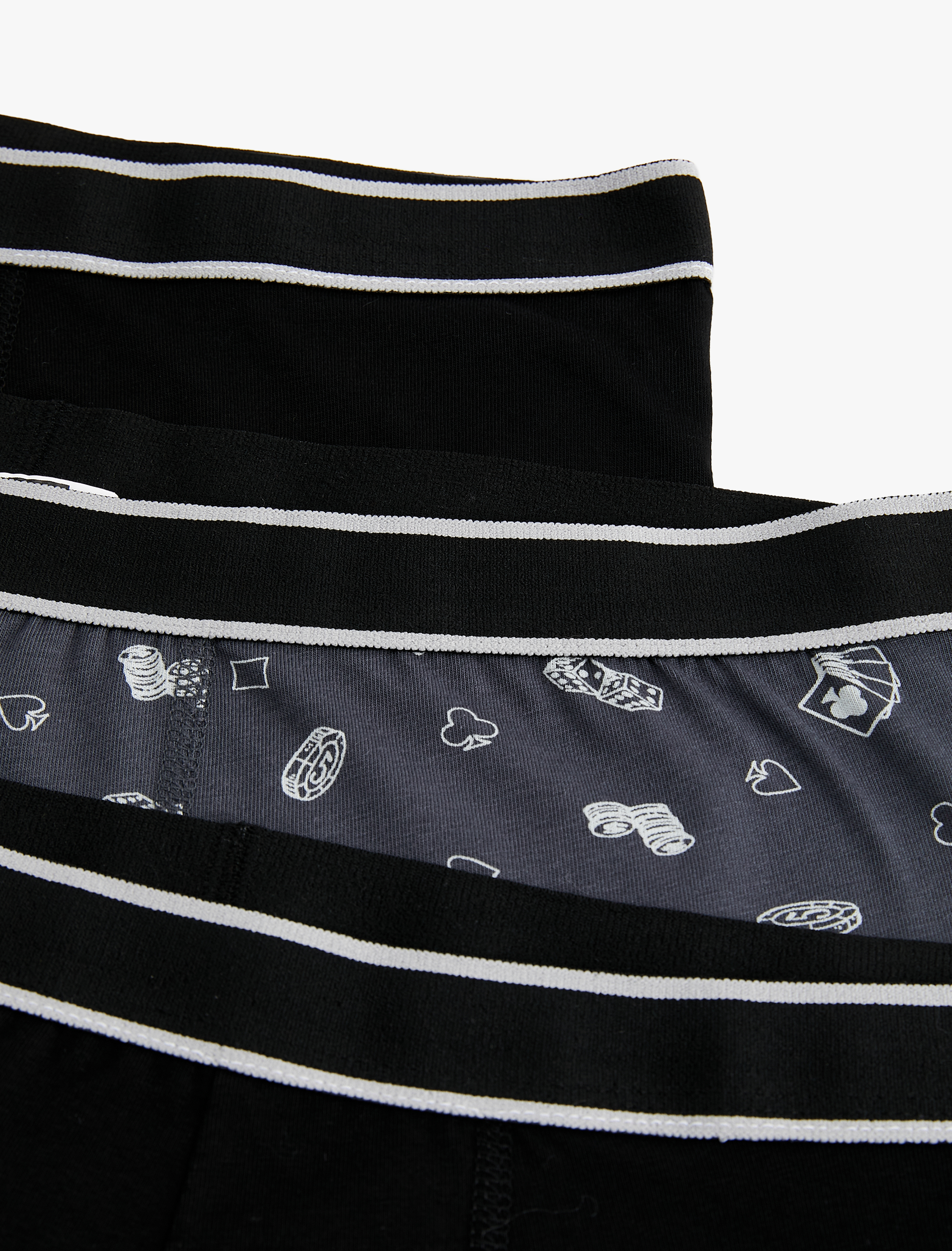   Pamuklu Desenli 3'lü Boxer Seti