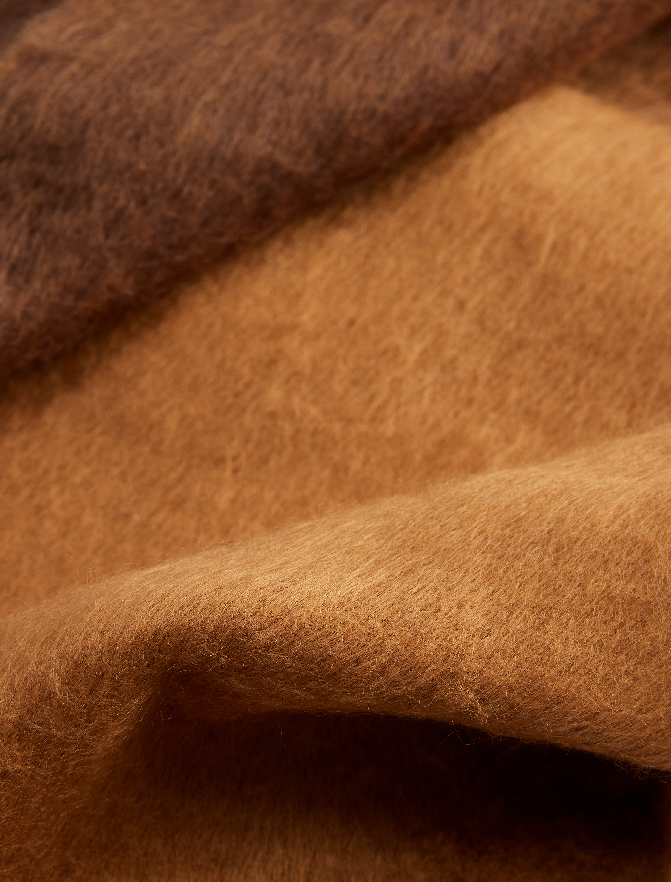  Kadın Yumuşak Dokulu Renk Bloklu Püsküllü Uzun Atkı