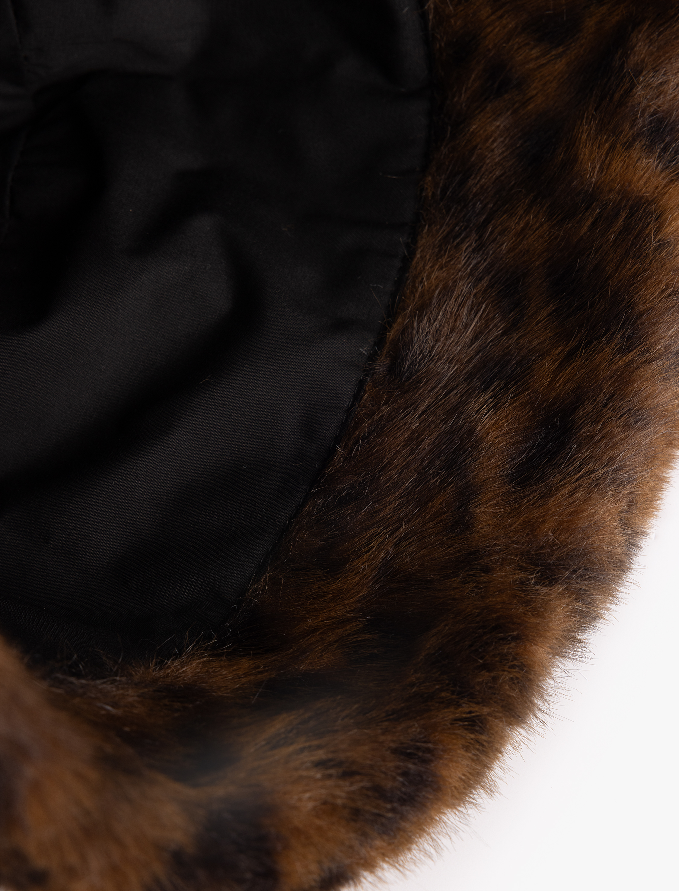  Kadın Leopar Desenli Suni Kürk Bucket Şapka