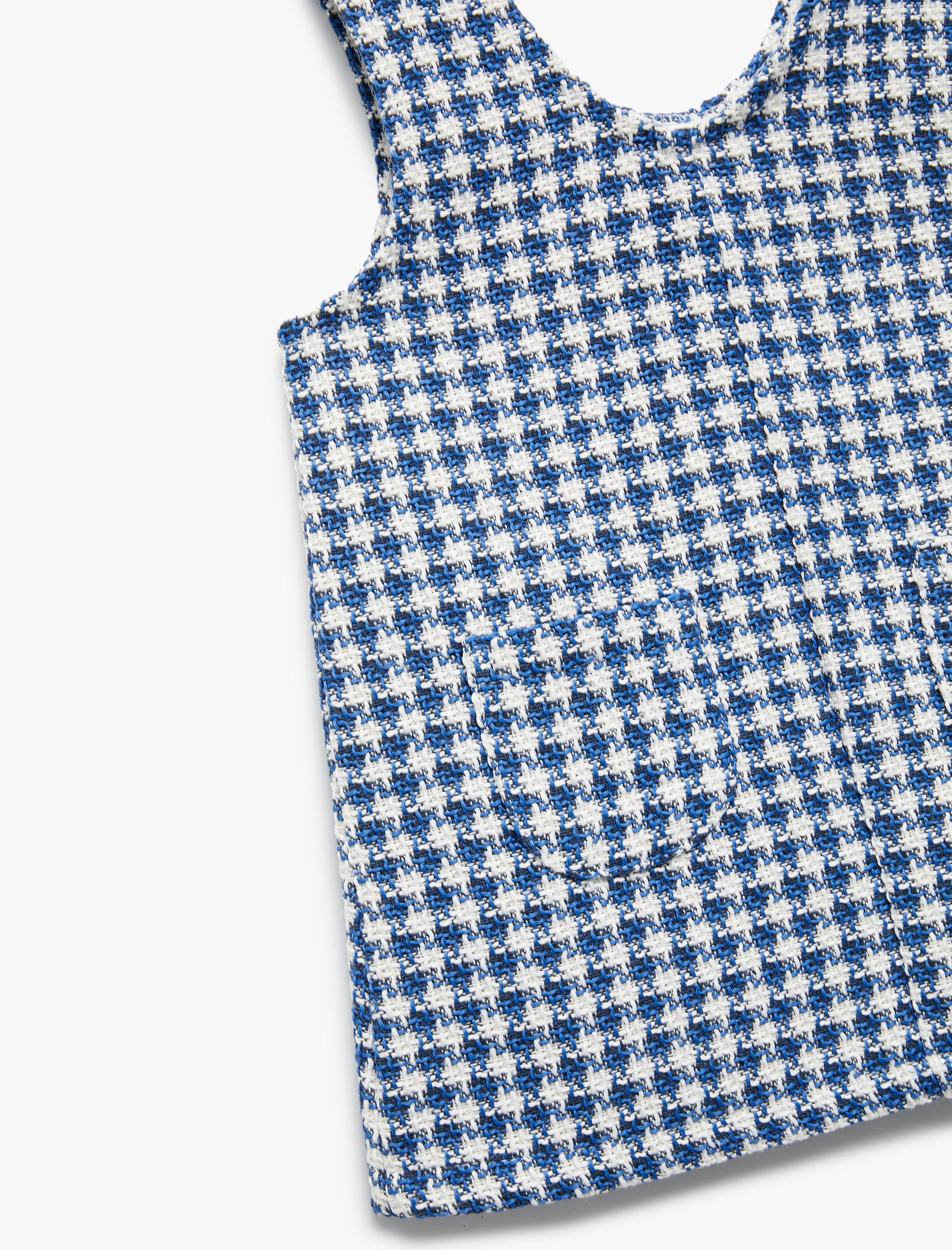  Kız Bebek Cepli V Yaka Kolsuz Pötikareli Tüvit Jile Salopet Elbise