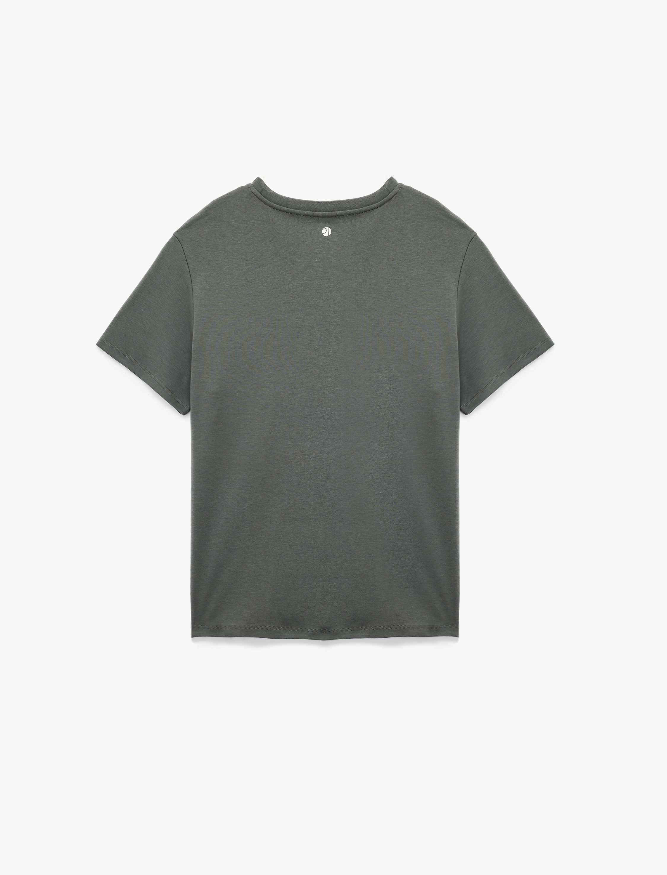   Rahat Kesim Kısa Kollu Bisiklet Yaka Pamuklu Basic Spor Tişört