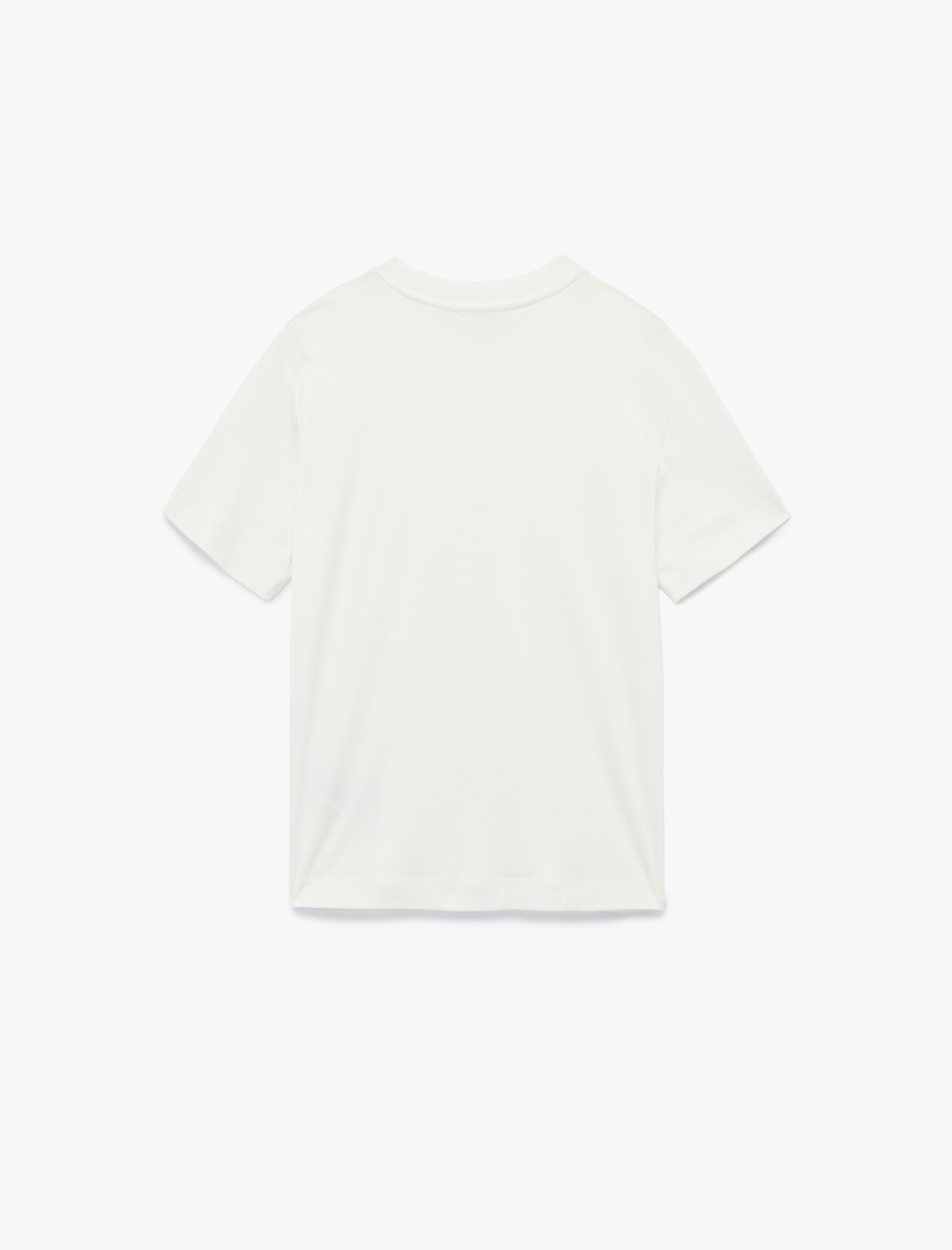   Pamuk Modal Karışımlı Slim Fit Kısa Kollu Bisiklet Yaka Basic Tişört