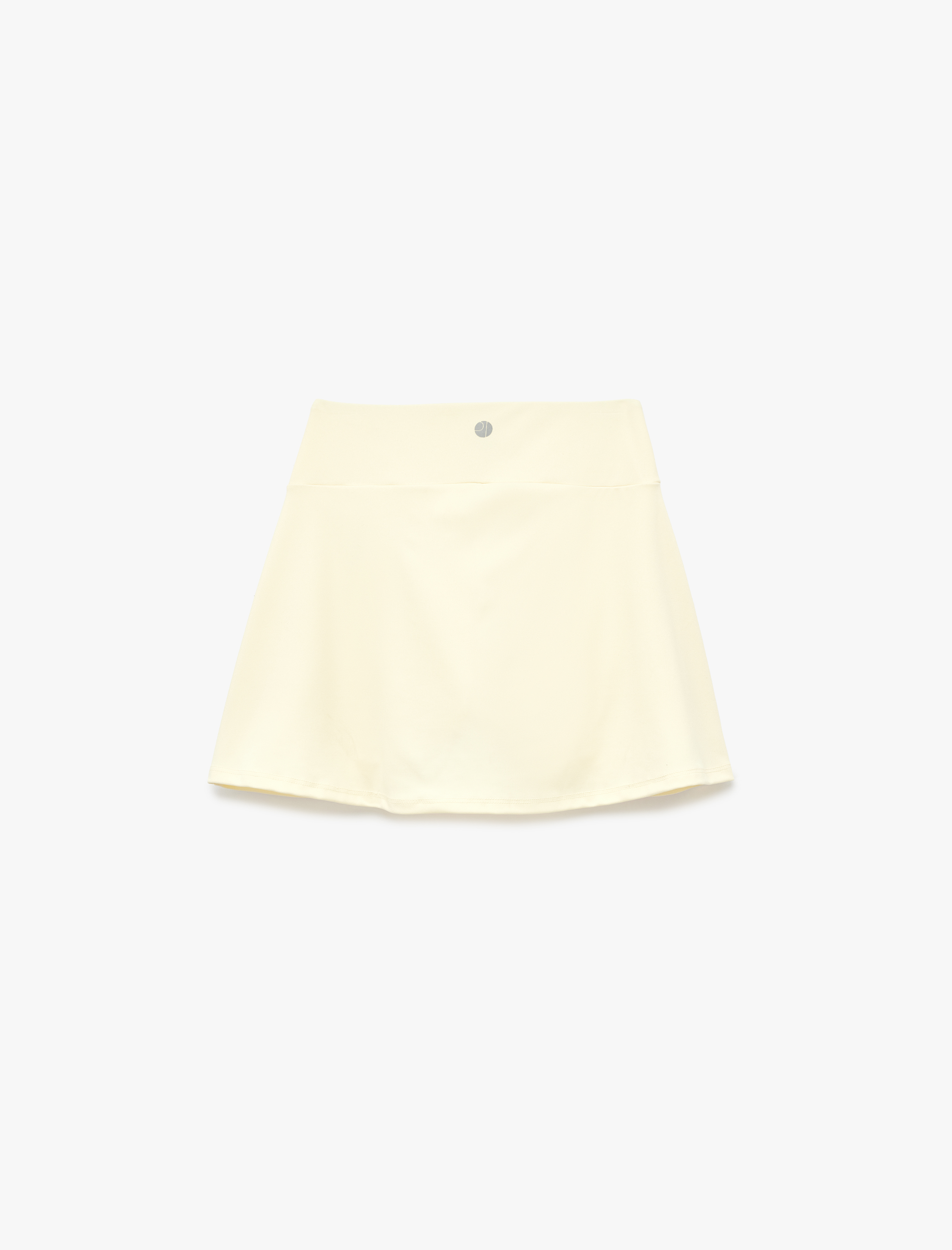   Yüksek Bel Rahat Kalıp İnterlok Mini Spor Şort Etek