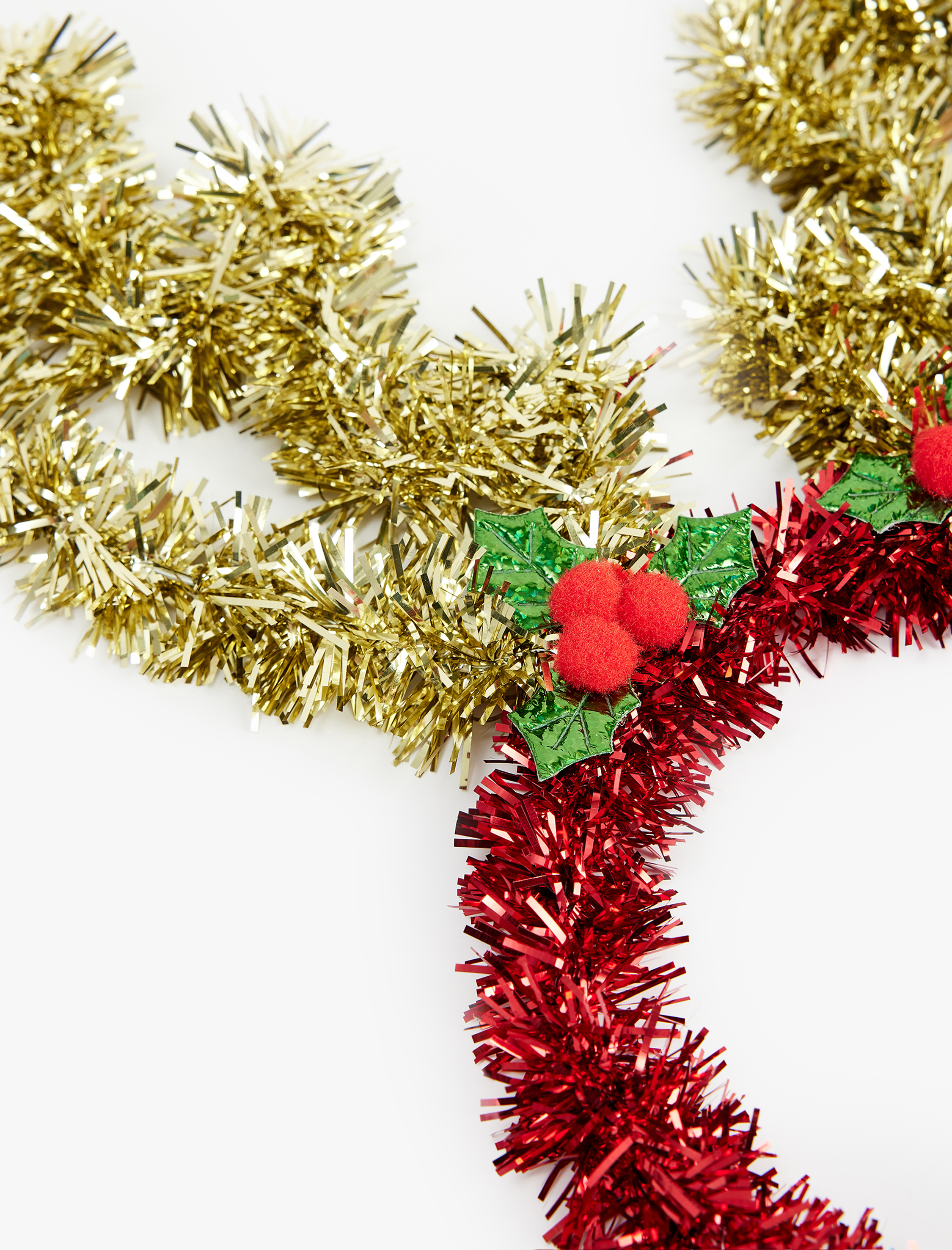  Kız Çocuk Parlak Geyik Boynuzu Detaylı Yılbaşı Tacı