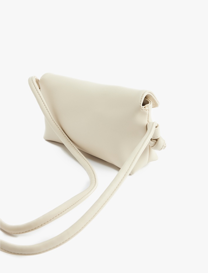 Kadın Suni Deri Saplı Kapaklı Çapraz Çanta