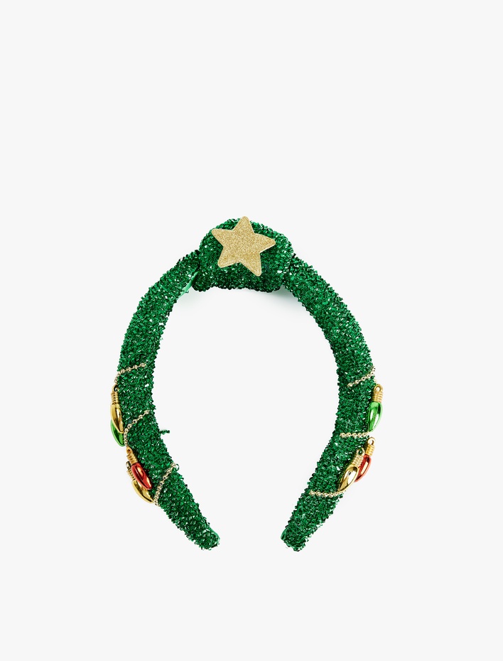 Kadın Parlak Yıldız Detaylı Yılbaşı Tacı