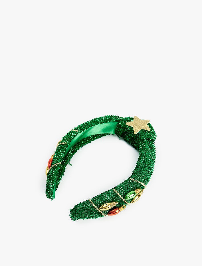 Kadın Parlak Yıldız Detaylı Yılbaşı Tacı