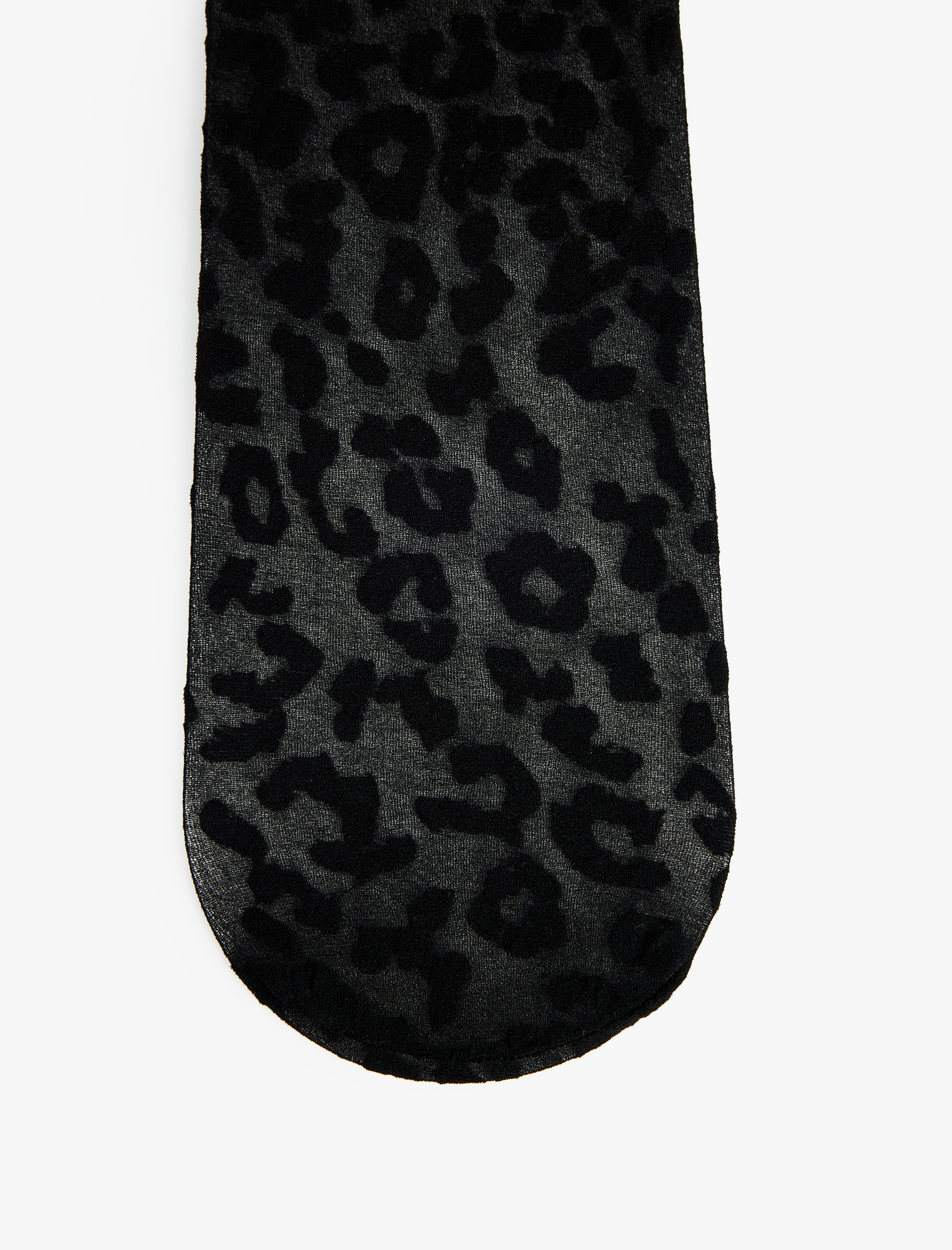  Kadın 20 Den Leopar Desenli İnce Külotlu Çorap