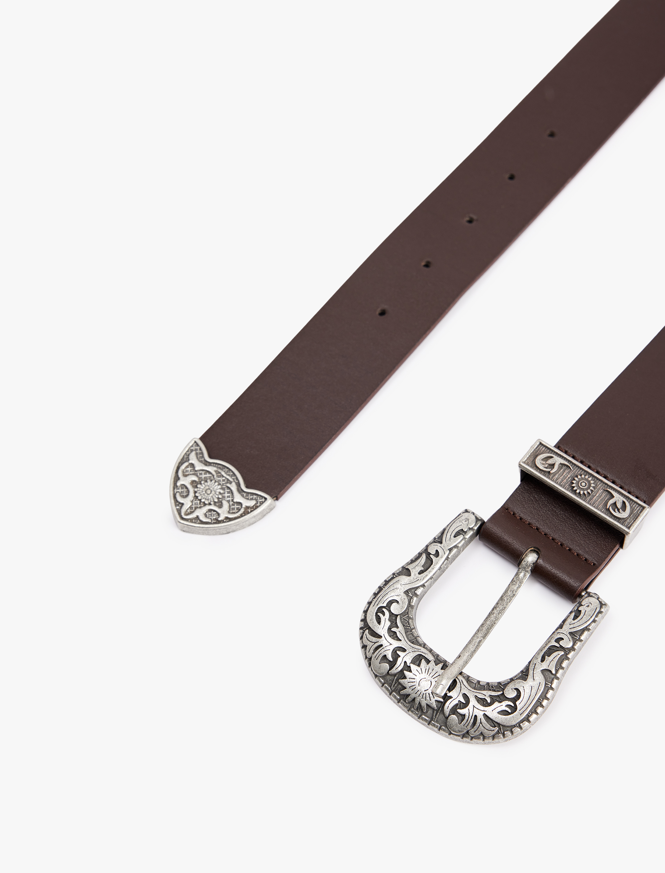  Kadın Metal Tokalı Suni Deri Kemer