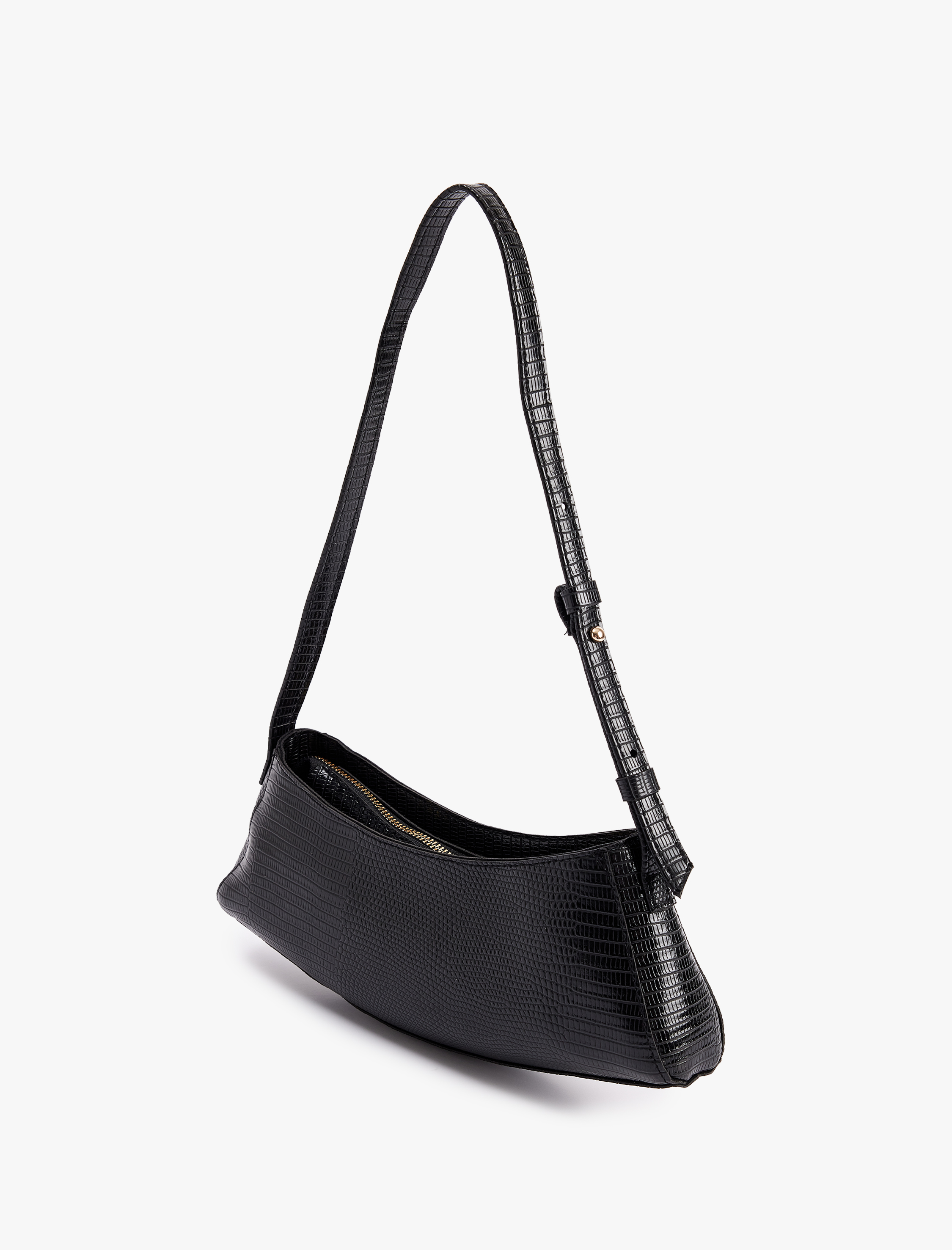  Kadın Kroko Görünümlü Suni Deri Askılı Omuz Çantası