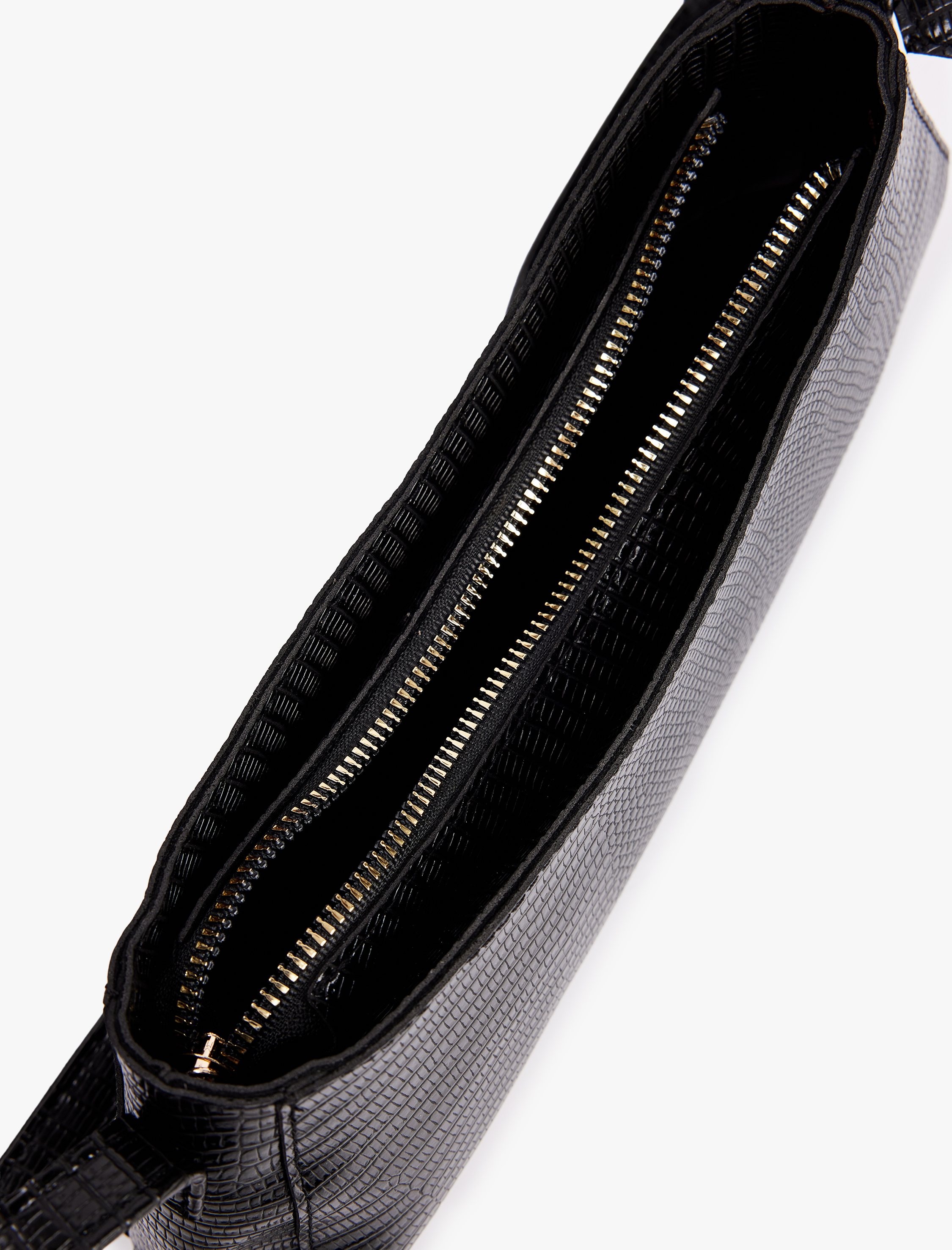  Kadın Kroko Görünümlü Suni Deri Askılı Omuz Çantası