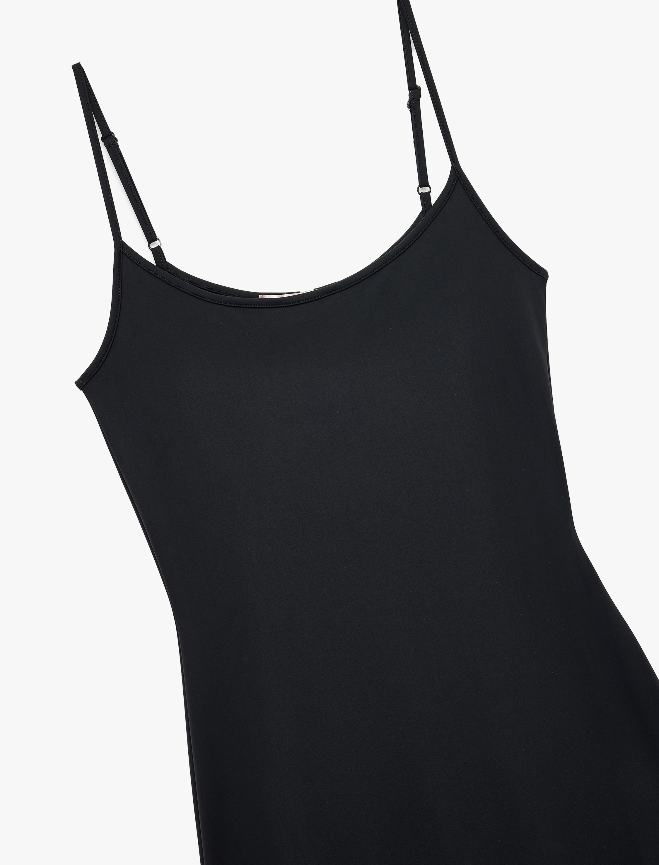   Rahat Kalıp U Yaka İnce Askılı Uzun Gecelik