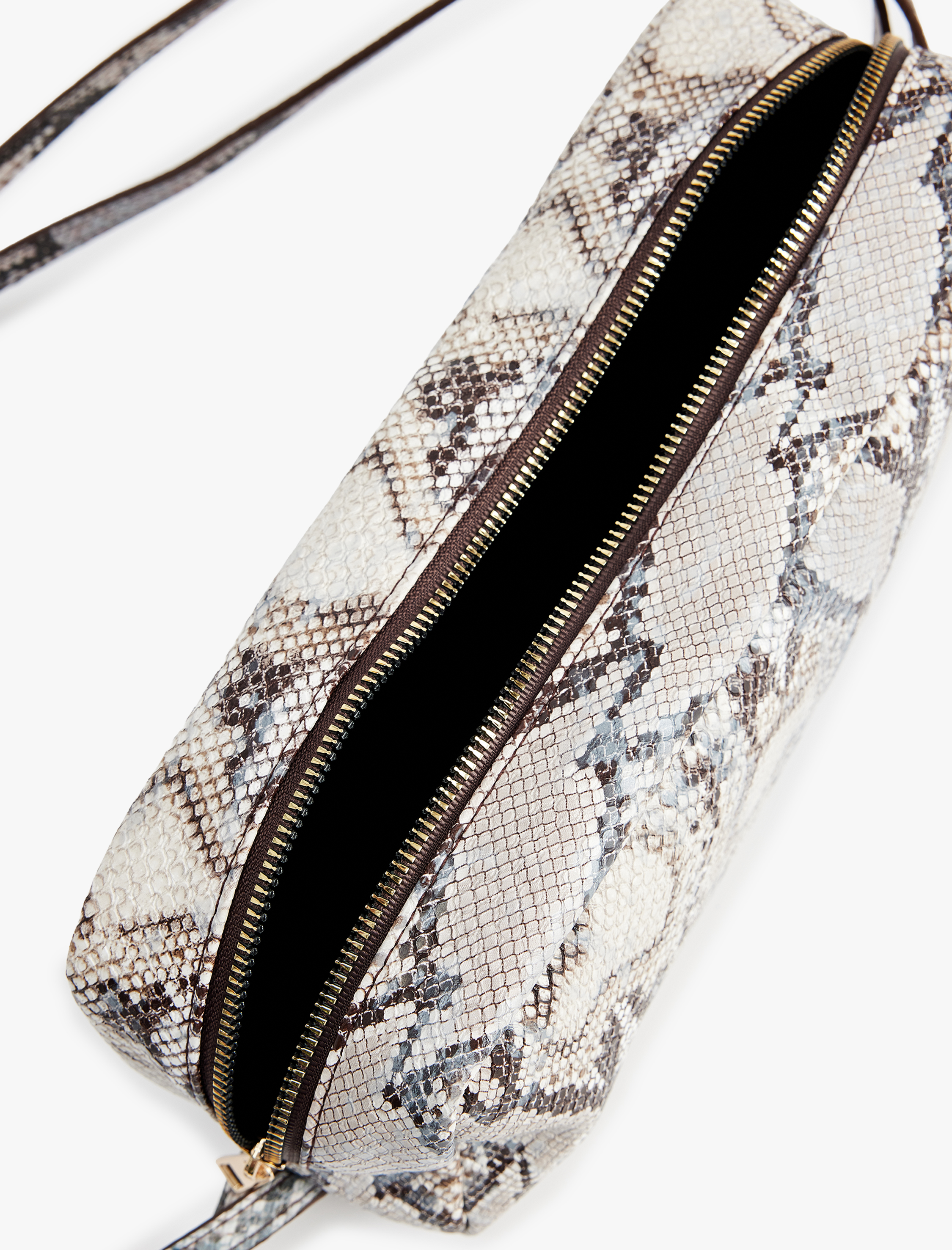  Kadın Suni Deri Yılan Derisi Desenli Omuz Çantası