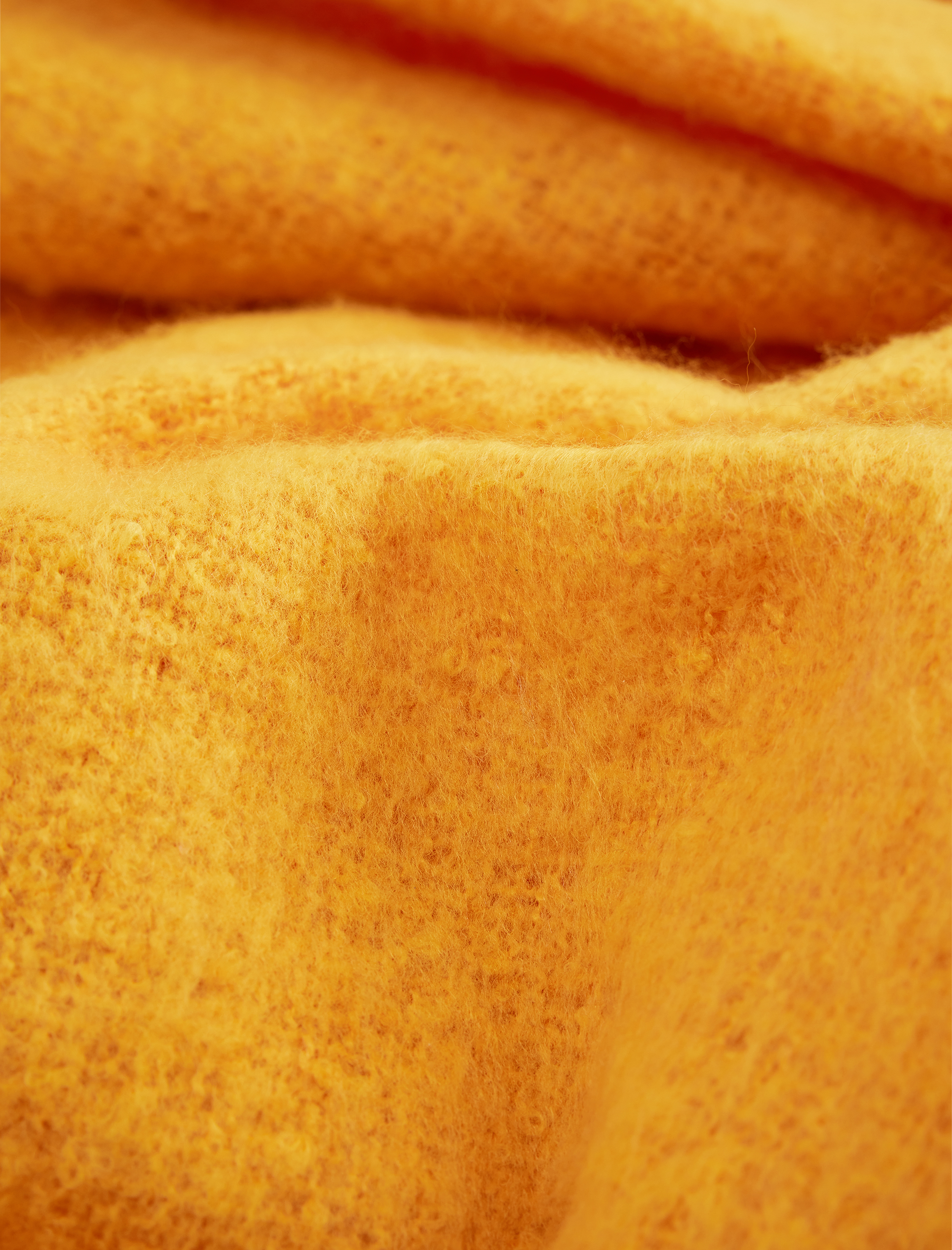  Kadın Yumuşak Dokulu Püsküllü Uzun Atkı