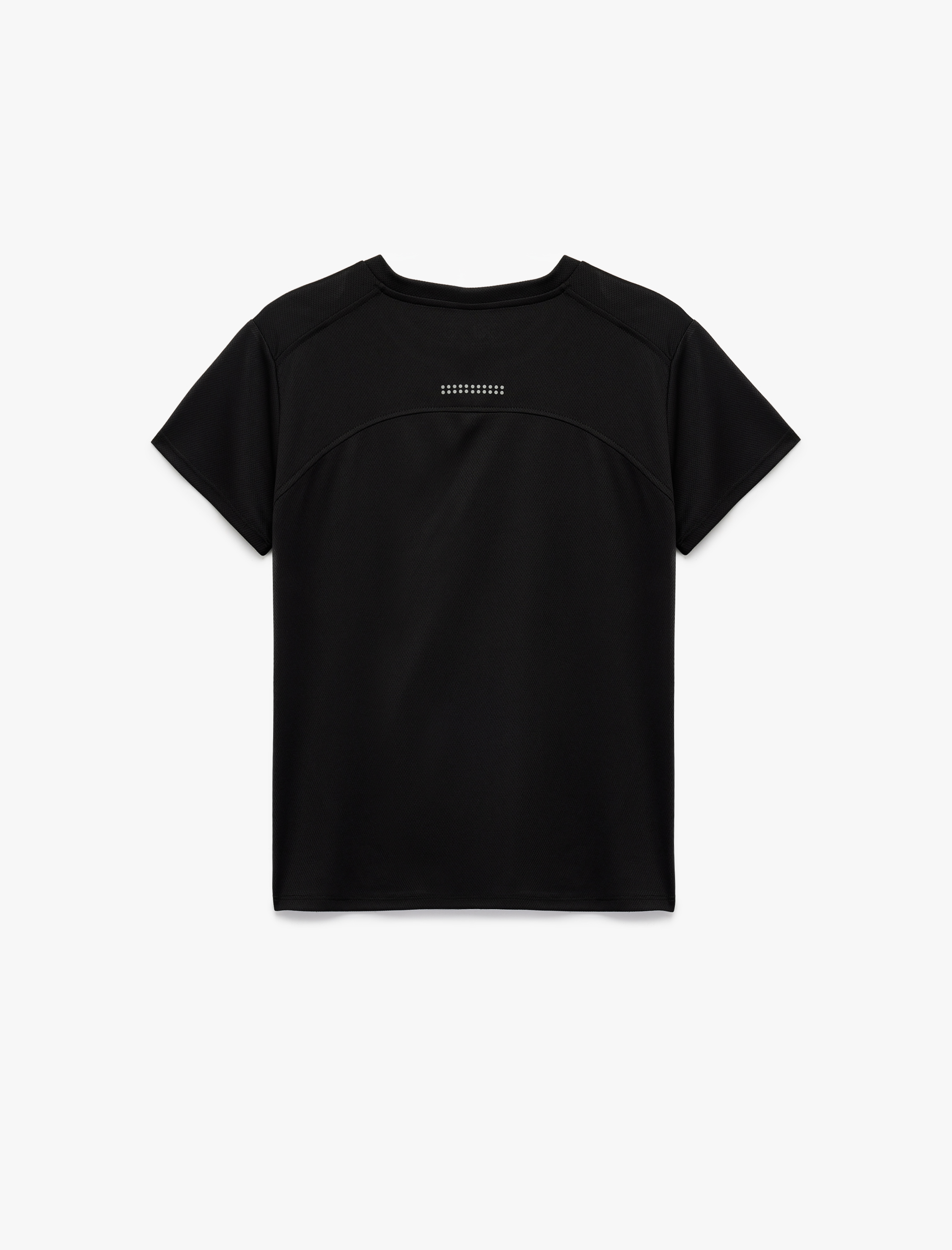   Kısa Kollu Bisiklet Yaka Spor Tişört